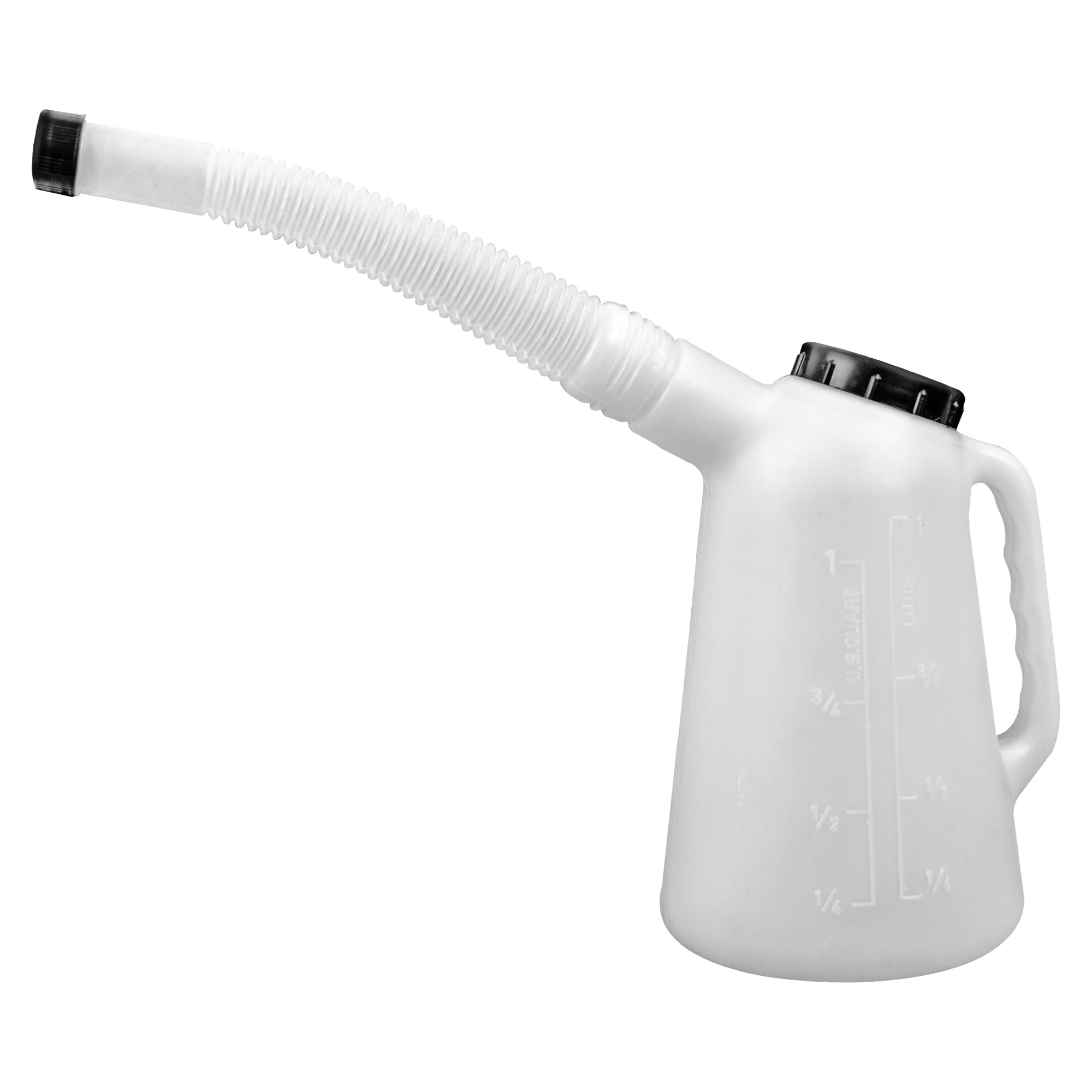 Faithfull Chemical Resistant Polypropylene Oil Pourer - 1 Litre Capacity | Metric & Imperial | Flexible Spout 1