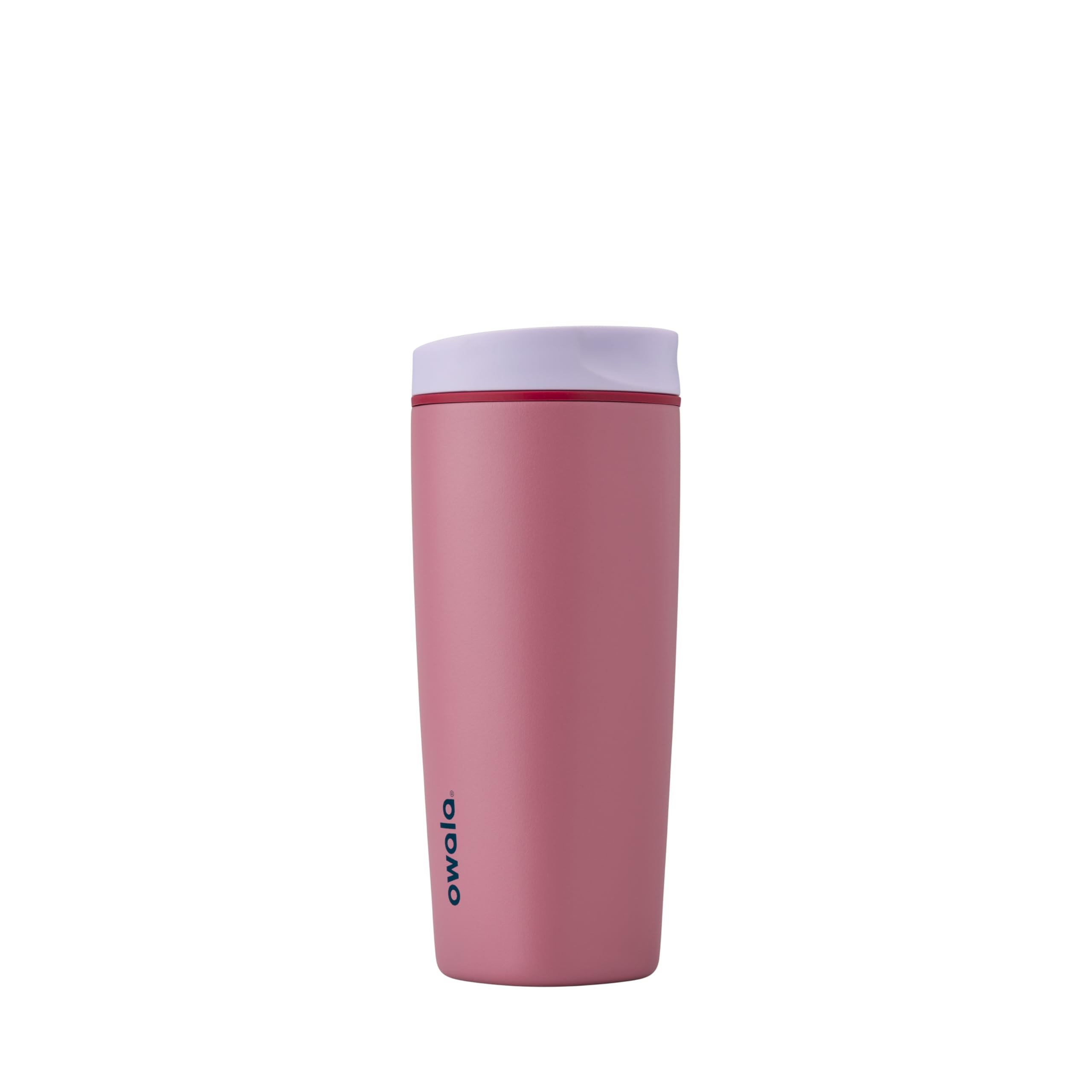Owala SmoothSip Slider Insulated Stainless Steel Coffee Tumbler 590ml | Leak-Proof | Hot 6 Hrs/Cold 24 Hrs