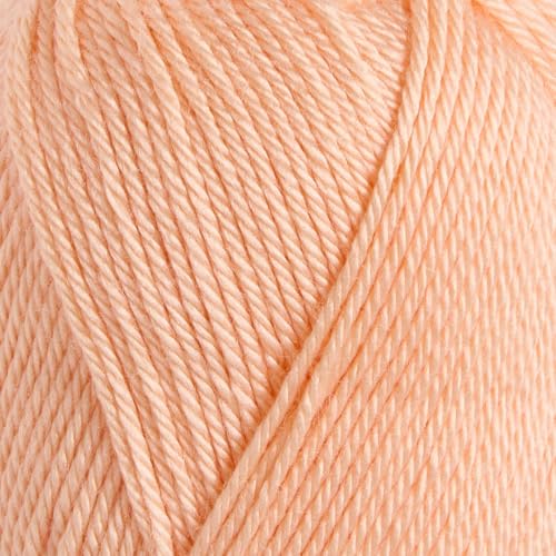 Utopia Crafts Softease Aran Yarn - 100g Soft Peach | 100% Acrylic | Oeko-Tex Certified 2