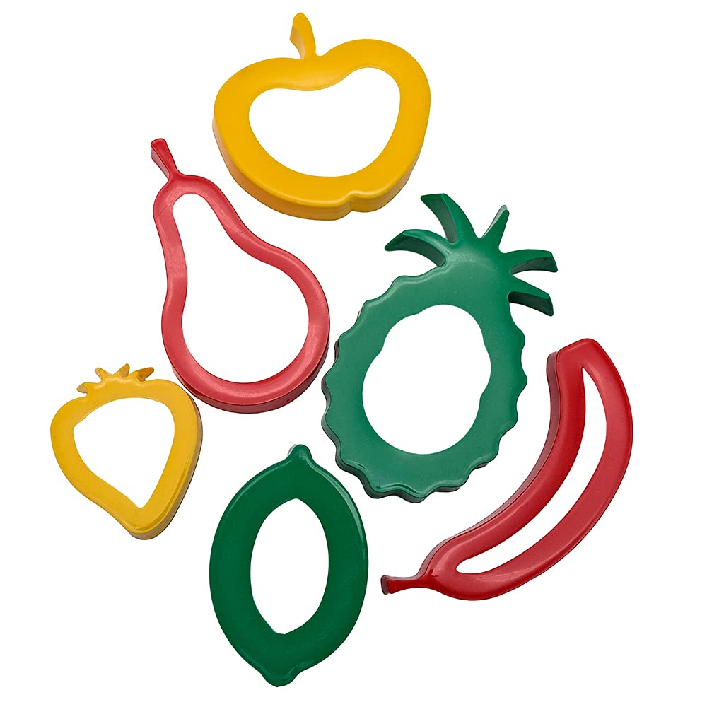 Craftplay 24-Piece Assorted Cookie/Dough Cutters Set - Strong Plastic | Jungle, Farm, Fruit & Veg Shapes 4