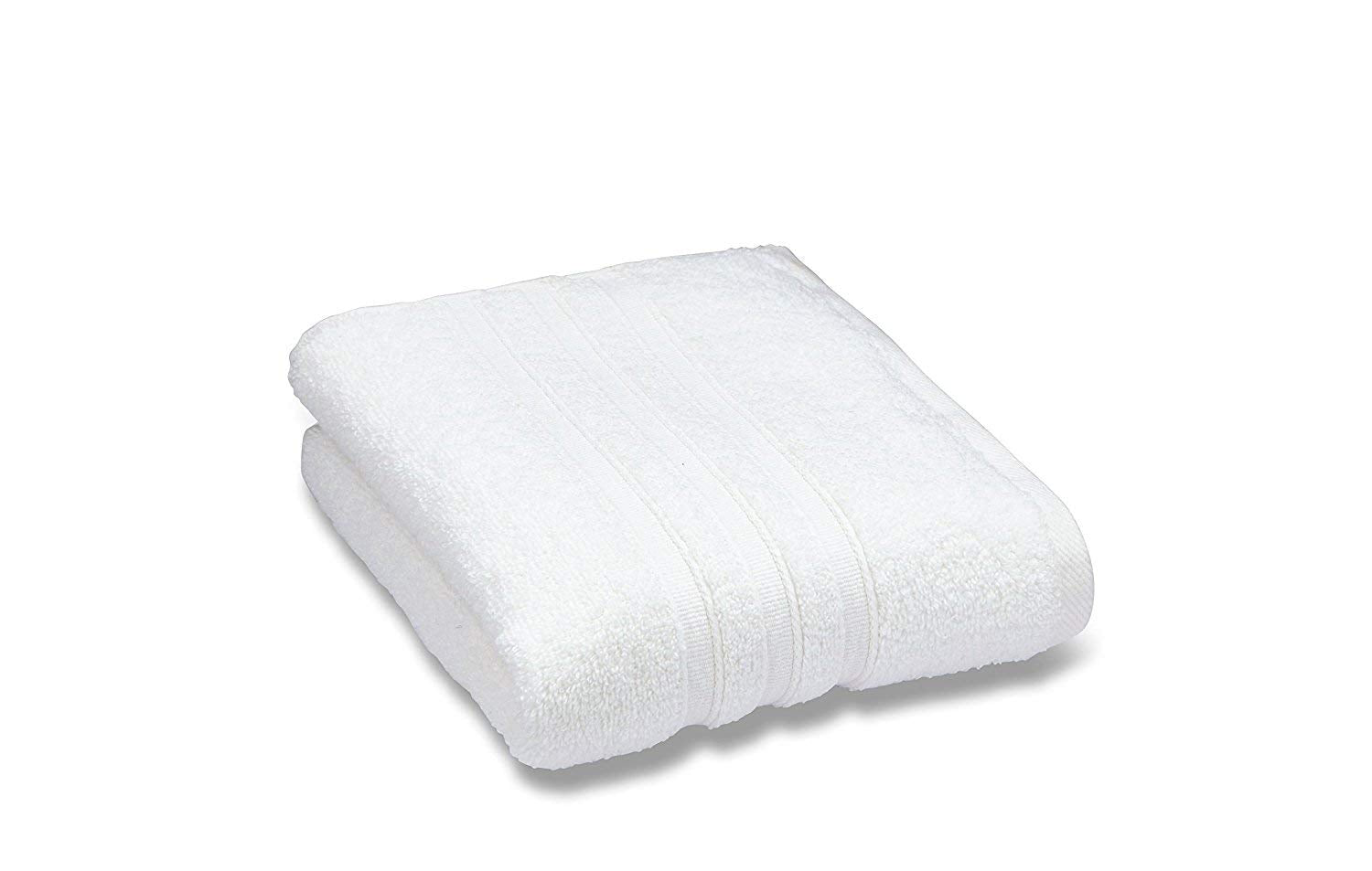 Catherine Lansfield Zero Twist Cotton Bath Towel | 70x120cm | White | Super Soft 1
