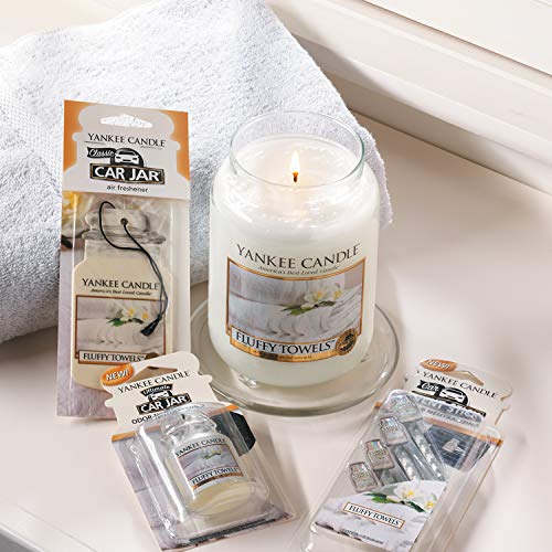 Yankee Candle Fluffy Towels Scented Candle | Large Jar | Up to 150 Hours Burn Time 10