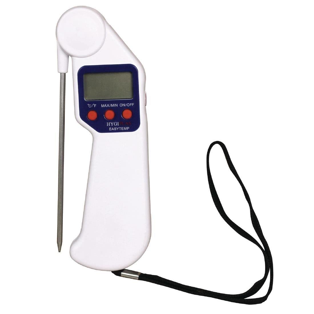 NISBETS Hygiplas Easytemp Digital Thermometer - White Colour Coded for Dairy/Baking | -50°C to +300°C Range 6
