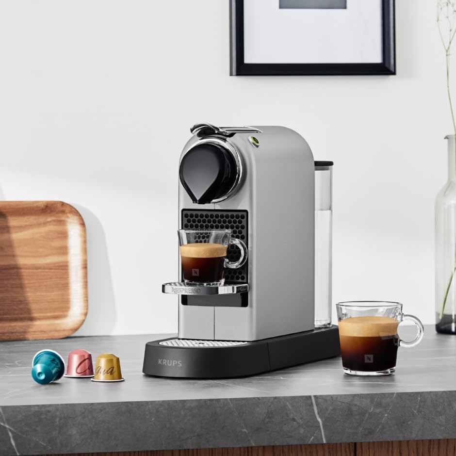 Nespresso Citiz Automatic Pod Coffee Machine by Krups | Espresso & Lungo | Silver 6