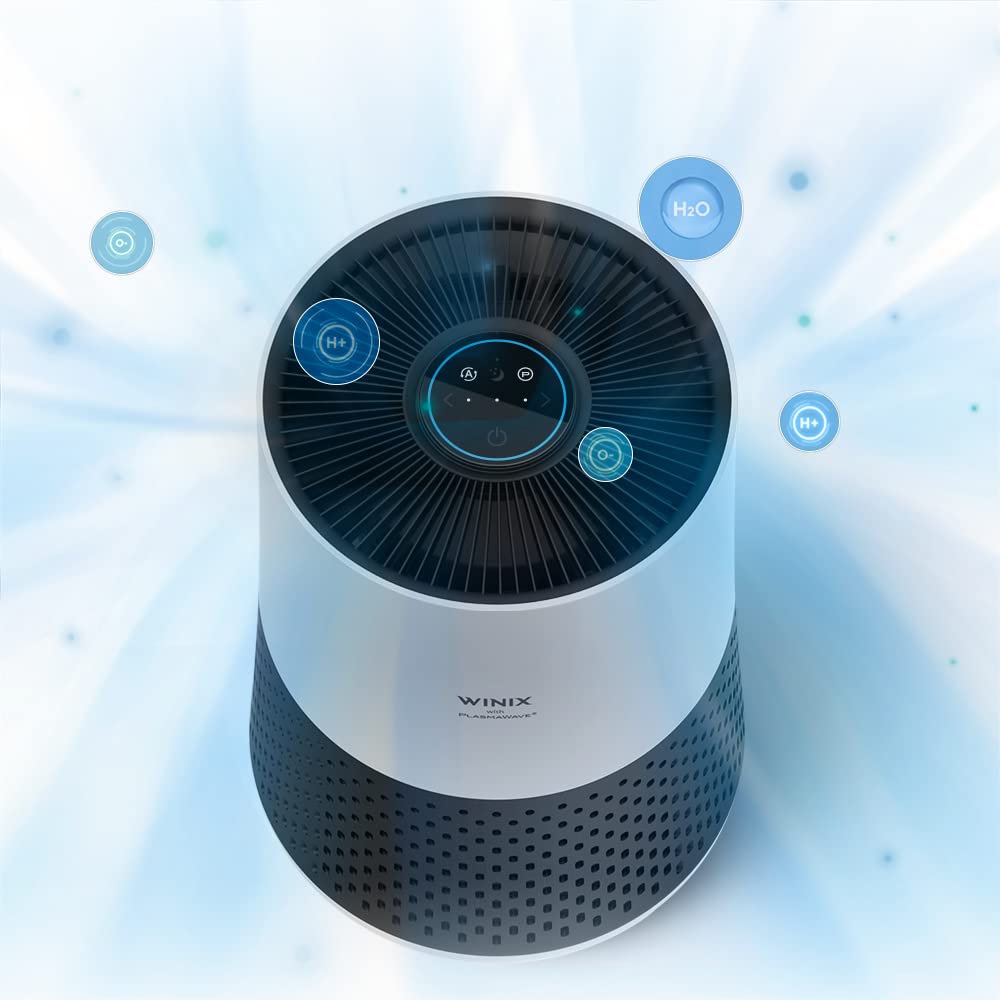 Winix Compact Air Purifier for Bedroom Home - CADR 250 m³/h | 50m² Coverage | HEPA & Carbon Filtration 4