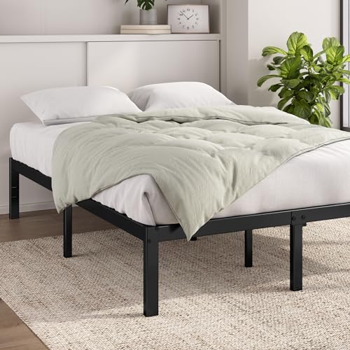 Zinus Elias Double Bed Frame - All-Steel Construction | 12.4'' Underbed Clearance | Black 10