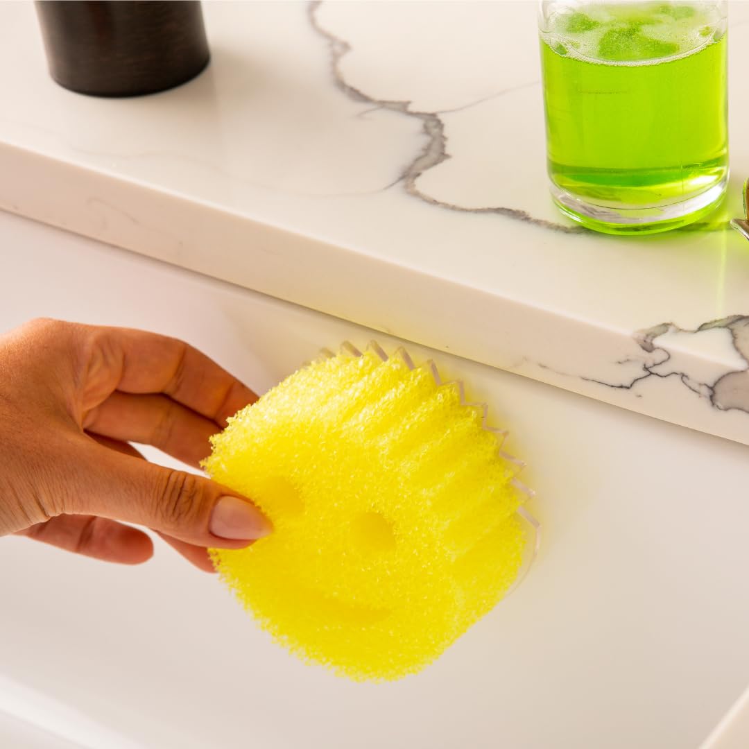 Scrub Daddy Daddy Caddy Sponge Holder - Clear Plastic, Quick Drying, 2 Pack 3