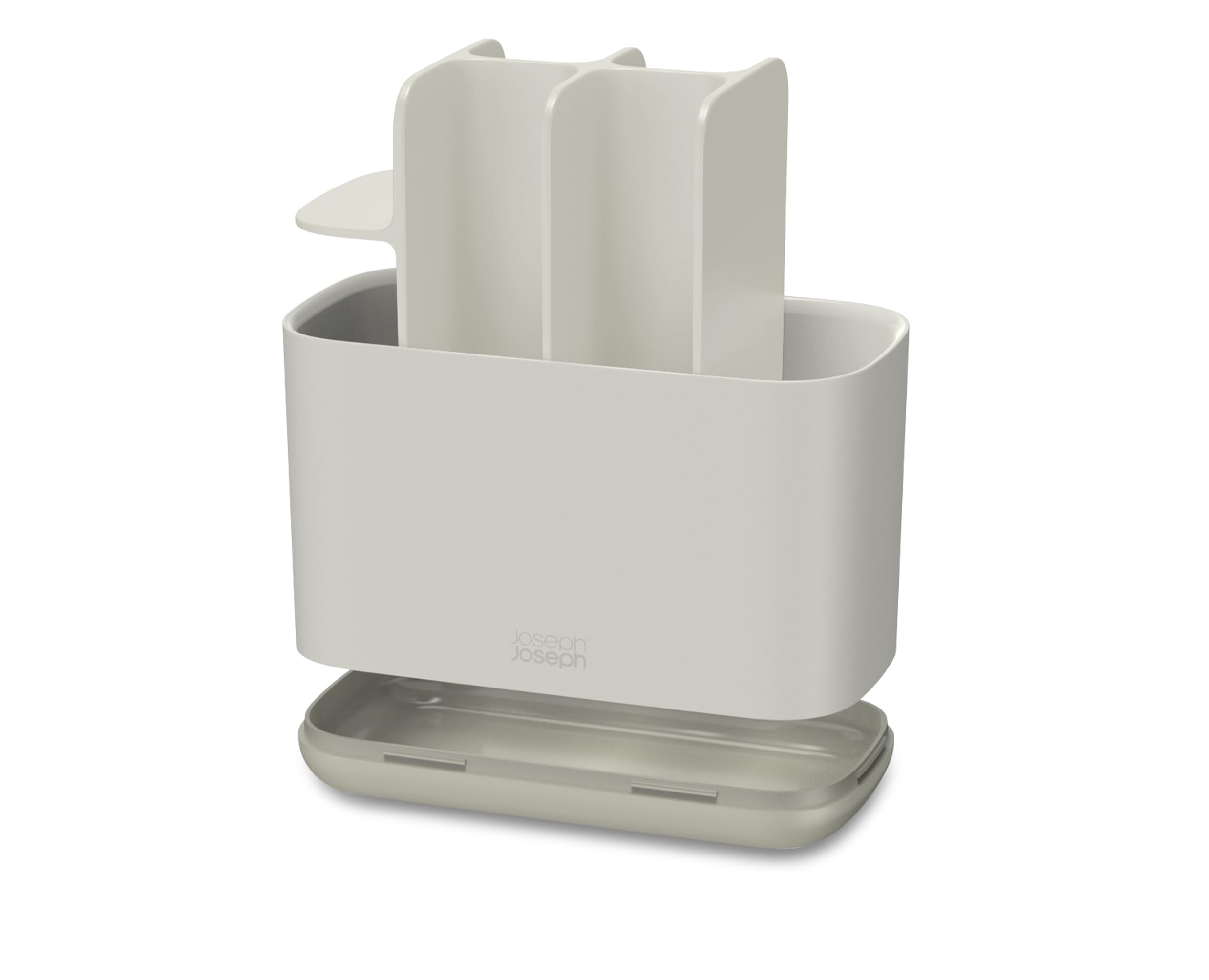 Joseph Joseph Easy-Store Toothbrush Holder Caddy - Ventilated Storage for Powered Brushes | Ecru 3