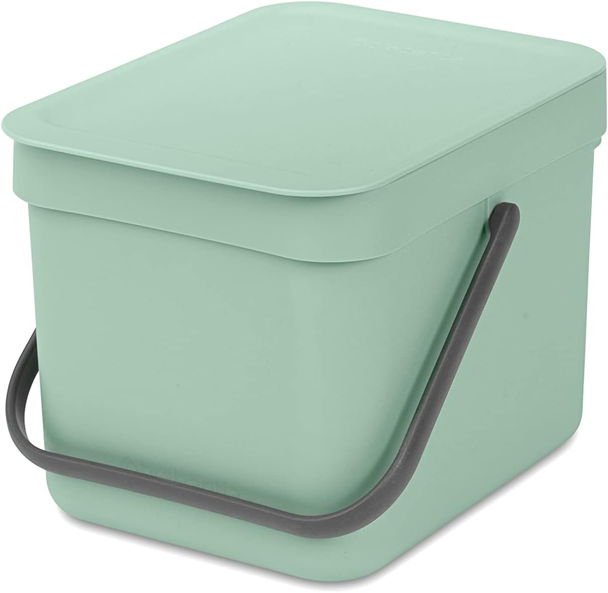 Brabantia Sort & Go Food Waste Bin - 6L Capacity | Jade Green | Space-Efficient Plastic 1