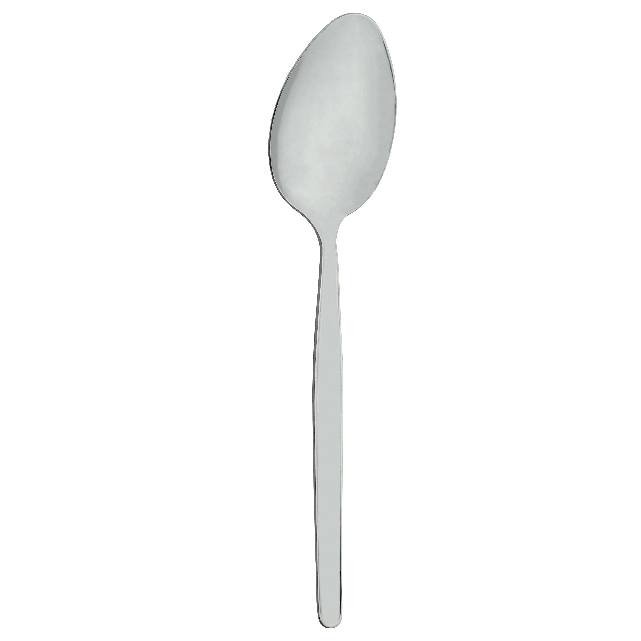 Grunwerg Economy Cutlery Soup Spoons - 18/0 Stainless Steel, Mirror Polished | Set of 12 1