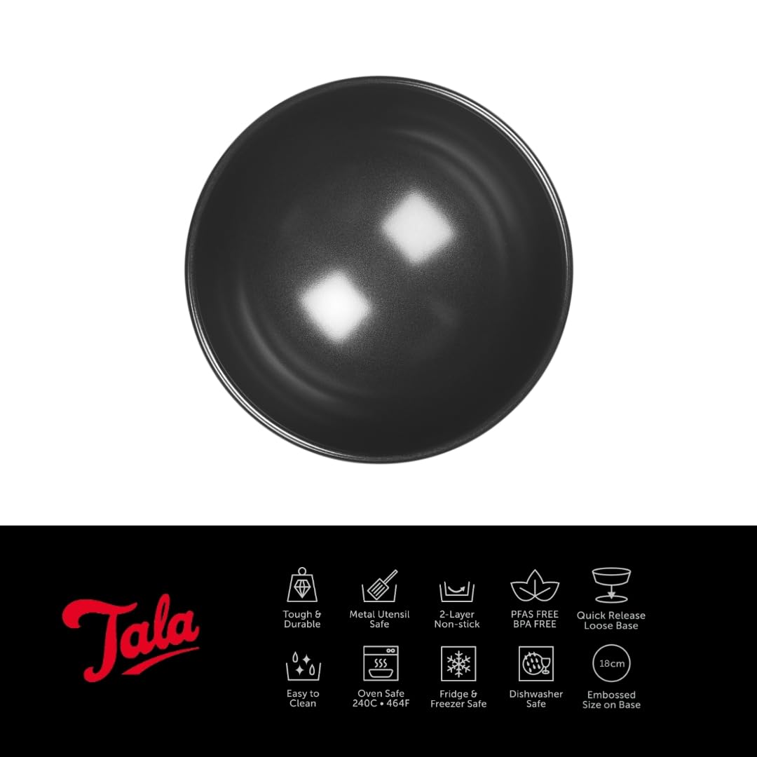 Tala Performance Eclipse Non-Stick Sphere Cake Pan - 19.2 cm Dia | Heavy Weight Carbon Steel | 10 Year Guarantee 2