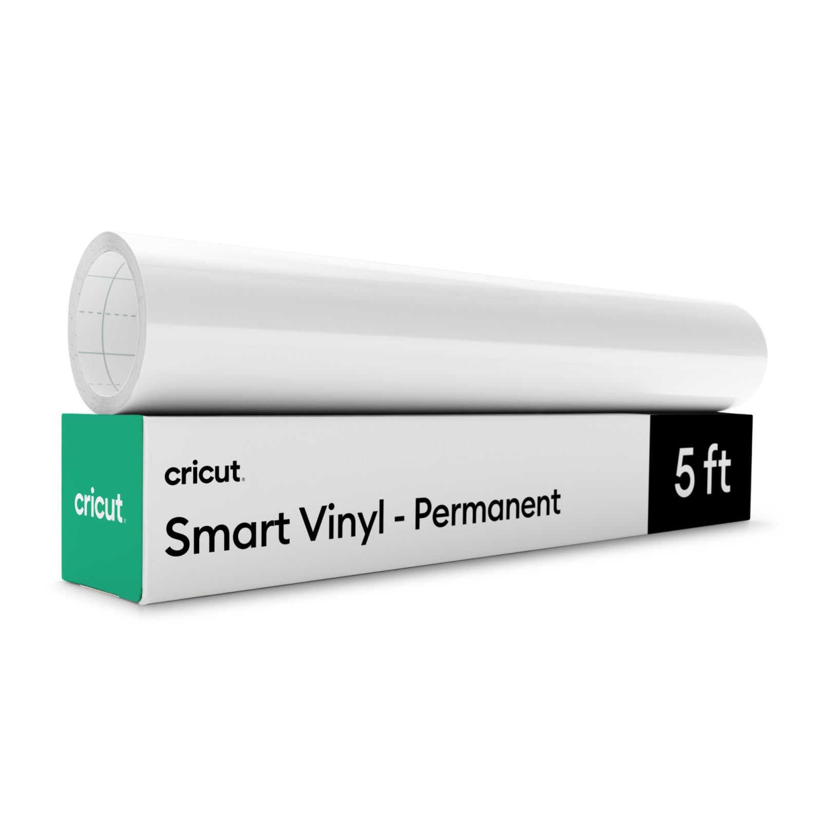 Cricut Smart Permanent Adhesive Vinyl - White | 13 in x 5 ft Roll | No Mat Needed 1