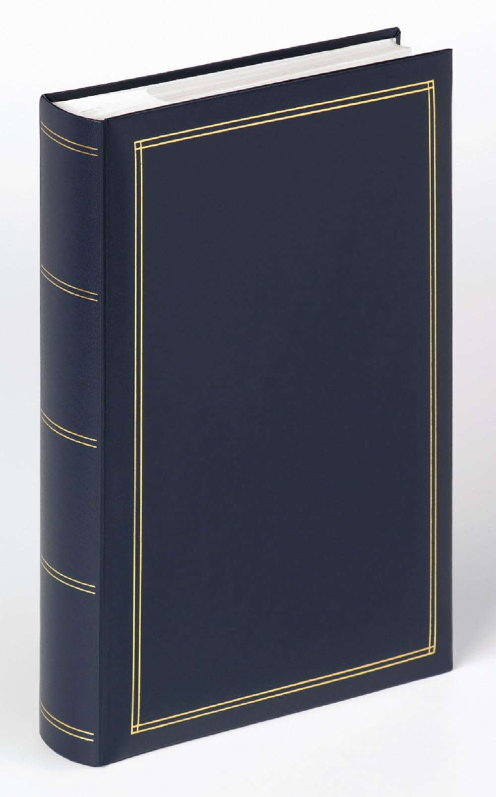 walther design Monza ME-140-L Bookshelf Photo Album - 300 Photos 10x15 cm | Faux Leather | Blue 1