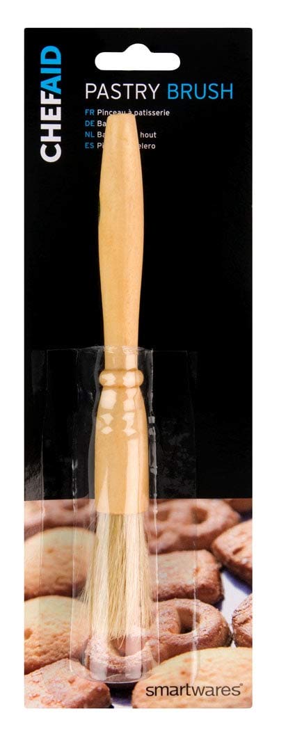 Chef Aid Pastry Brush with Natural Wood Handle and Pure Bristles | Beige 1
