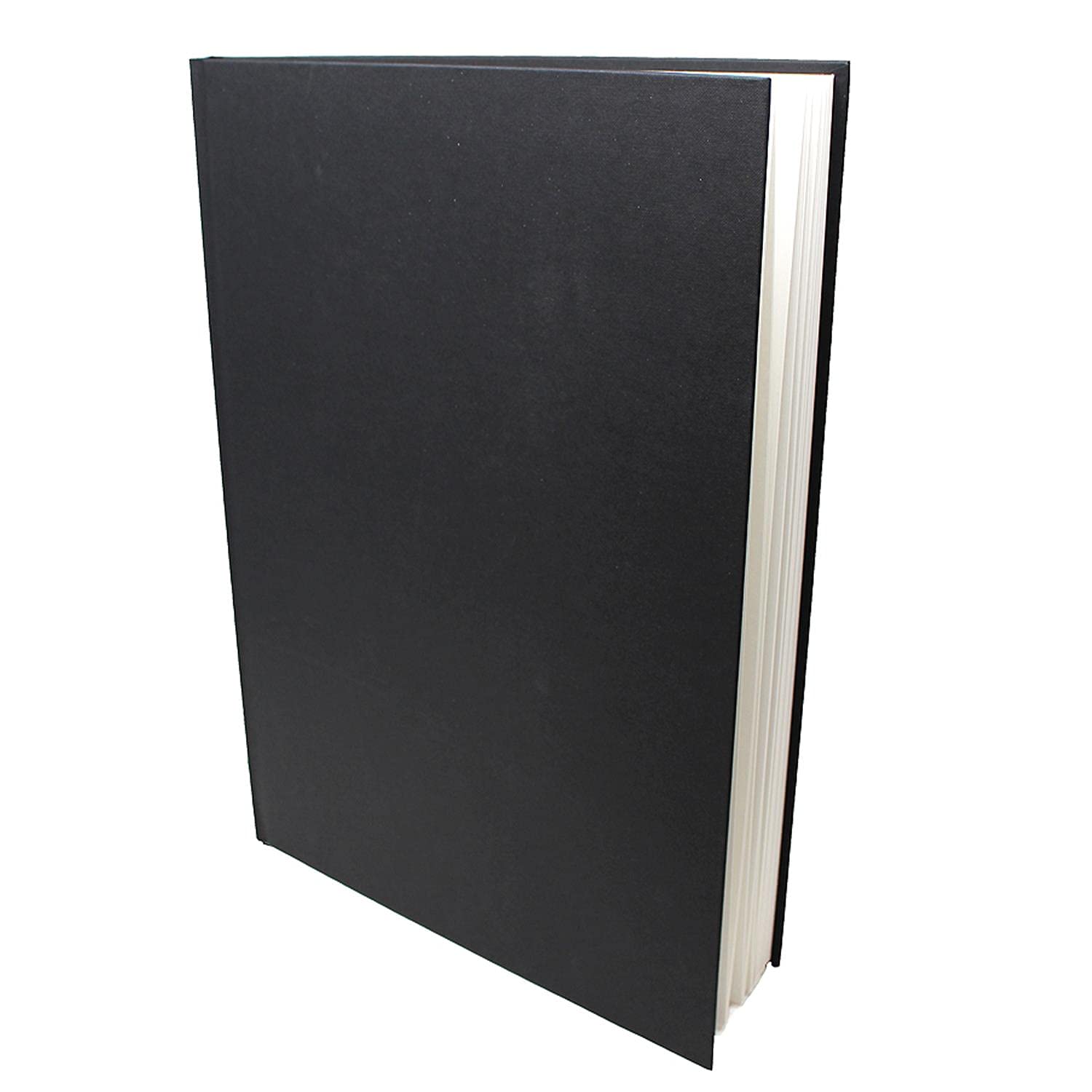 Artway Studio Casebound A3 Portrait Sketchbook - 80 Sides/40 Pages of 170gsm Cartridge Paper | Black Hardback 1