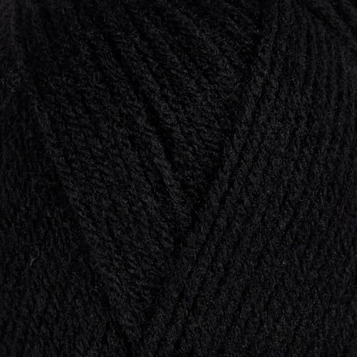 Utopia Crafts Aran Weight Yarn - 100% Acrylic, Black, 100g Skein | Oeko-Tex Certified 2