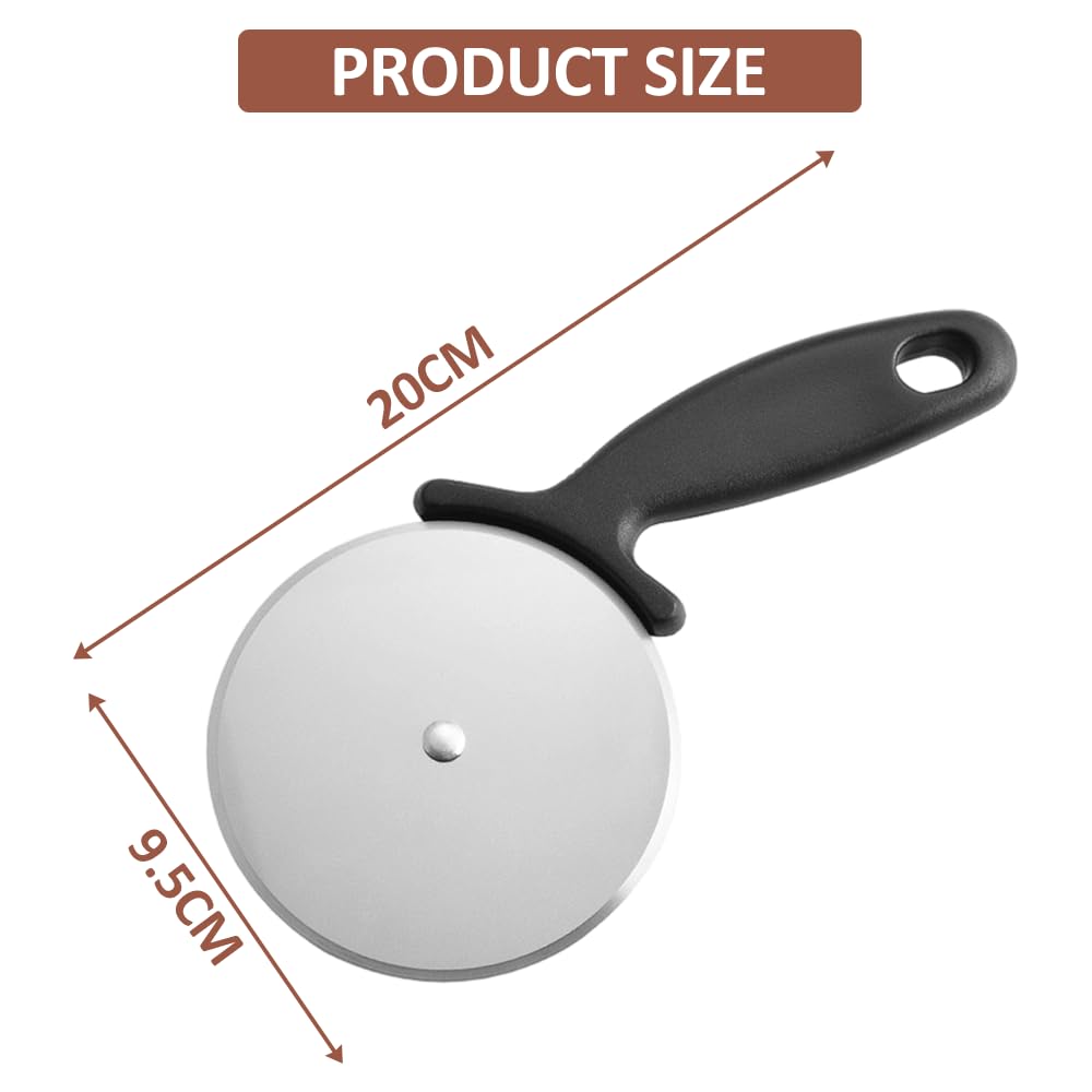 Armo Home Stainless Steel Pizza Cutter Wheel | Food Safe Grade | 150x100x1mm 6