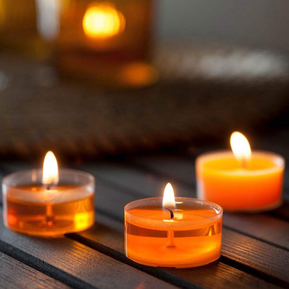 Spaas Scented Clearlights Tealights - Sparkling Times Exotic Fruits | 24 Pack | 4.5 Hr Burn Time 4