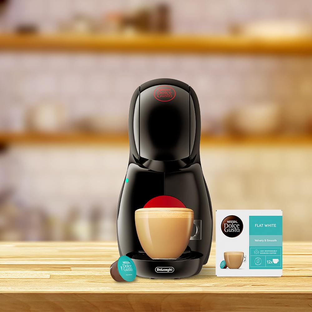 NESCAFÉ Dolce Gusto Piccolo XS Manual Single Serve Coffee Machine - Black | 15 Bar Pump | Hot & Cold 6