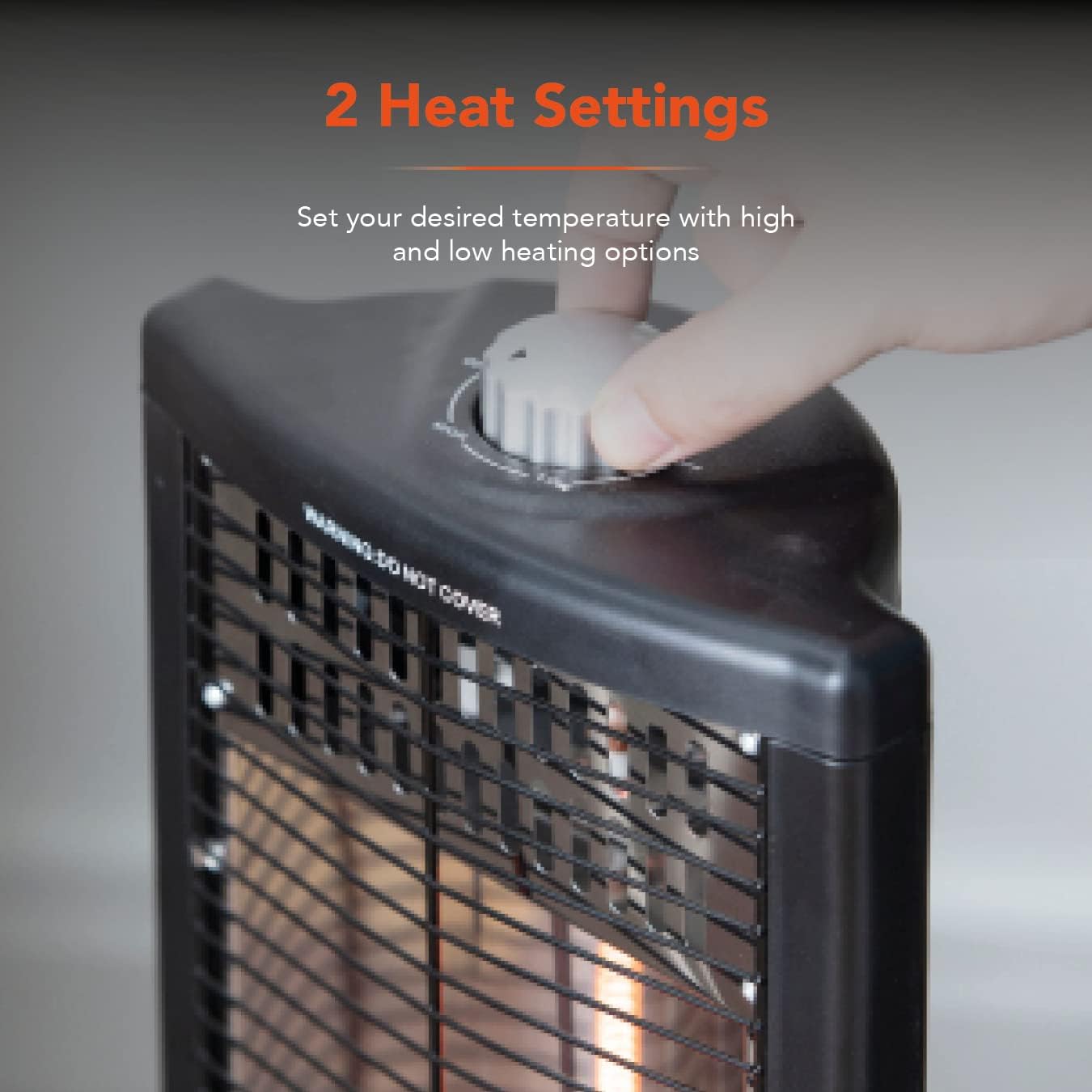 Warmlite WL42013 Freestanding Carbon Infrared Heater - 1000W, Oscillation, Overheat Protection 6