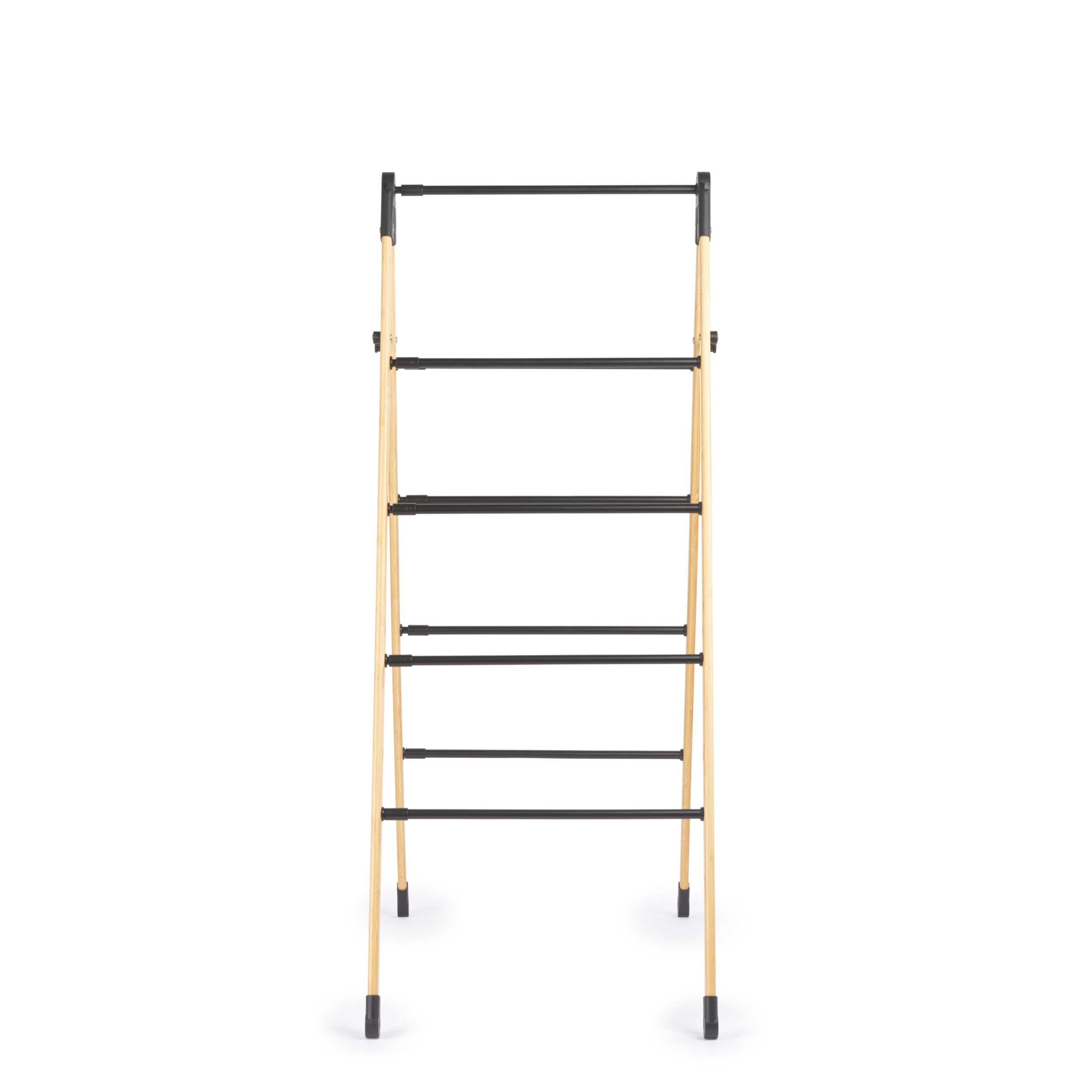 Beldray 4 Tier Extendable Clothes Airer - Bamboo Frame | Up to 6.1m Drying Space | 10kg Capacity 8
