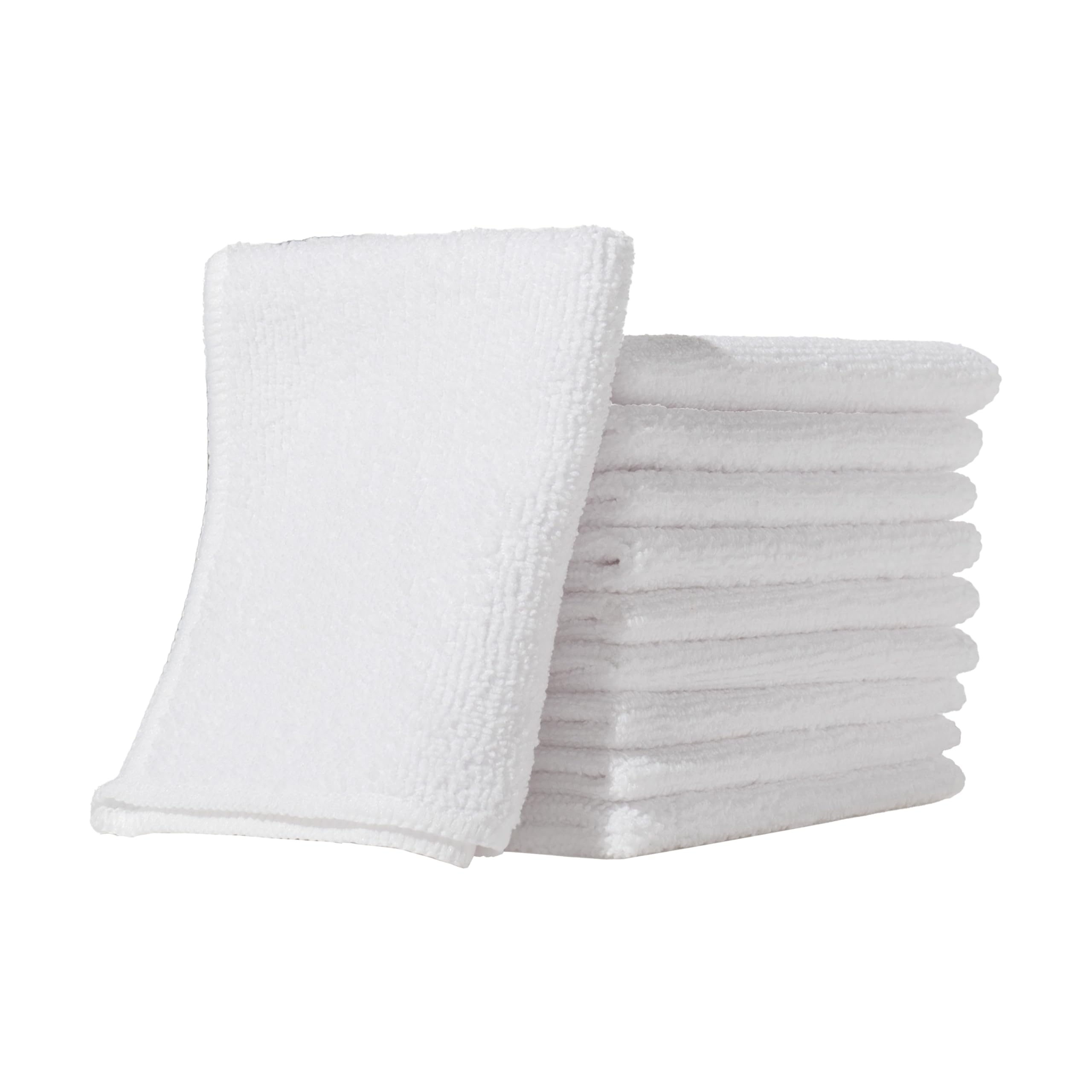 Furniture Clinic Microfibre Cleaning Cloths - Pack of 10 White, Lint Free | 20cm x 25cm 1