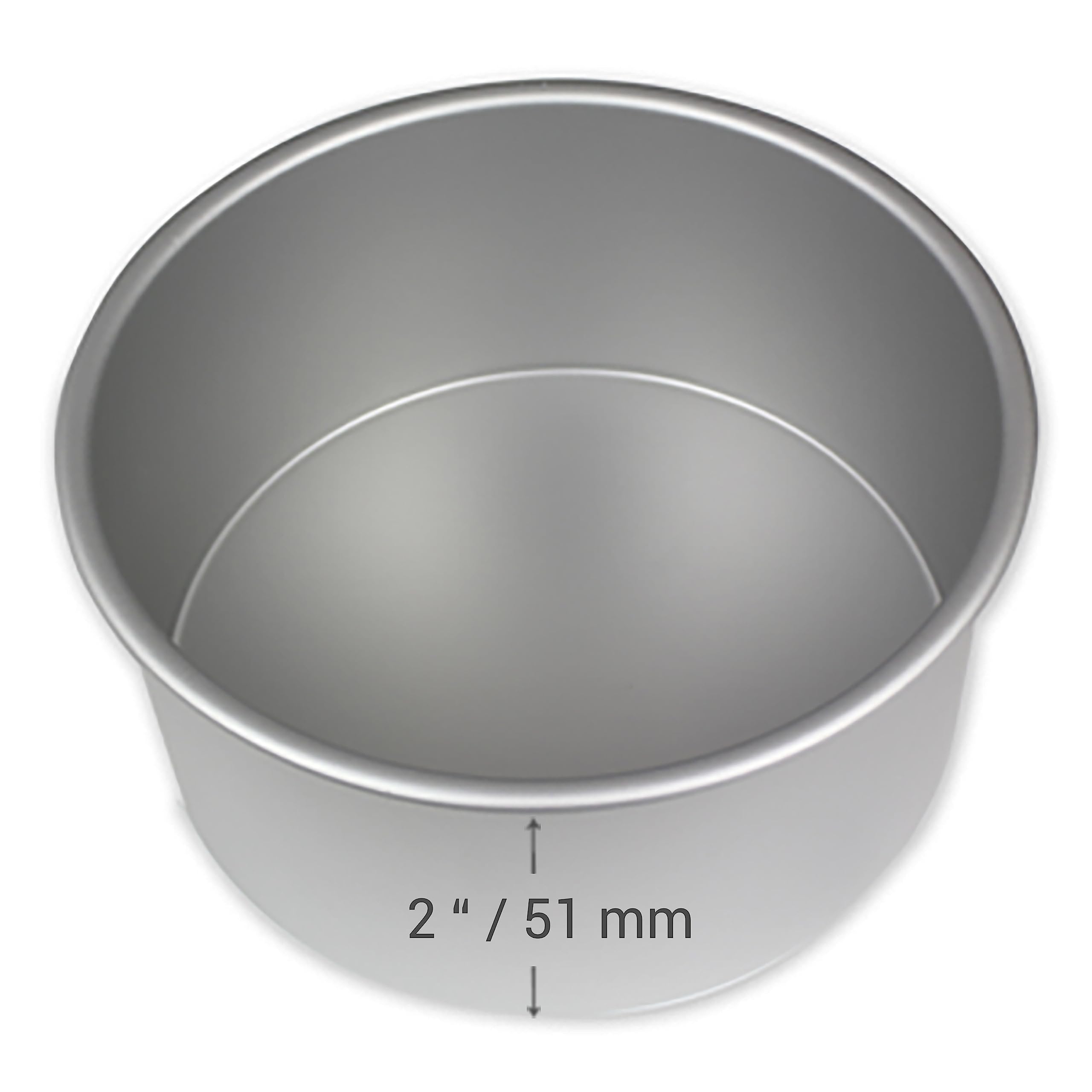 PME Anodised Aluminium Round Cake Pan 8-Inch Diameter x 2-Inch Deep | RND082 4