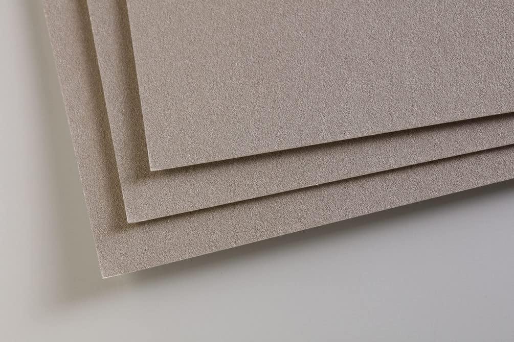 Clairefontaine Pastelmat Paper - 5 Sheets A3 Dark Gray | 360g Acid-Free Card Stock 1