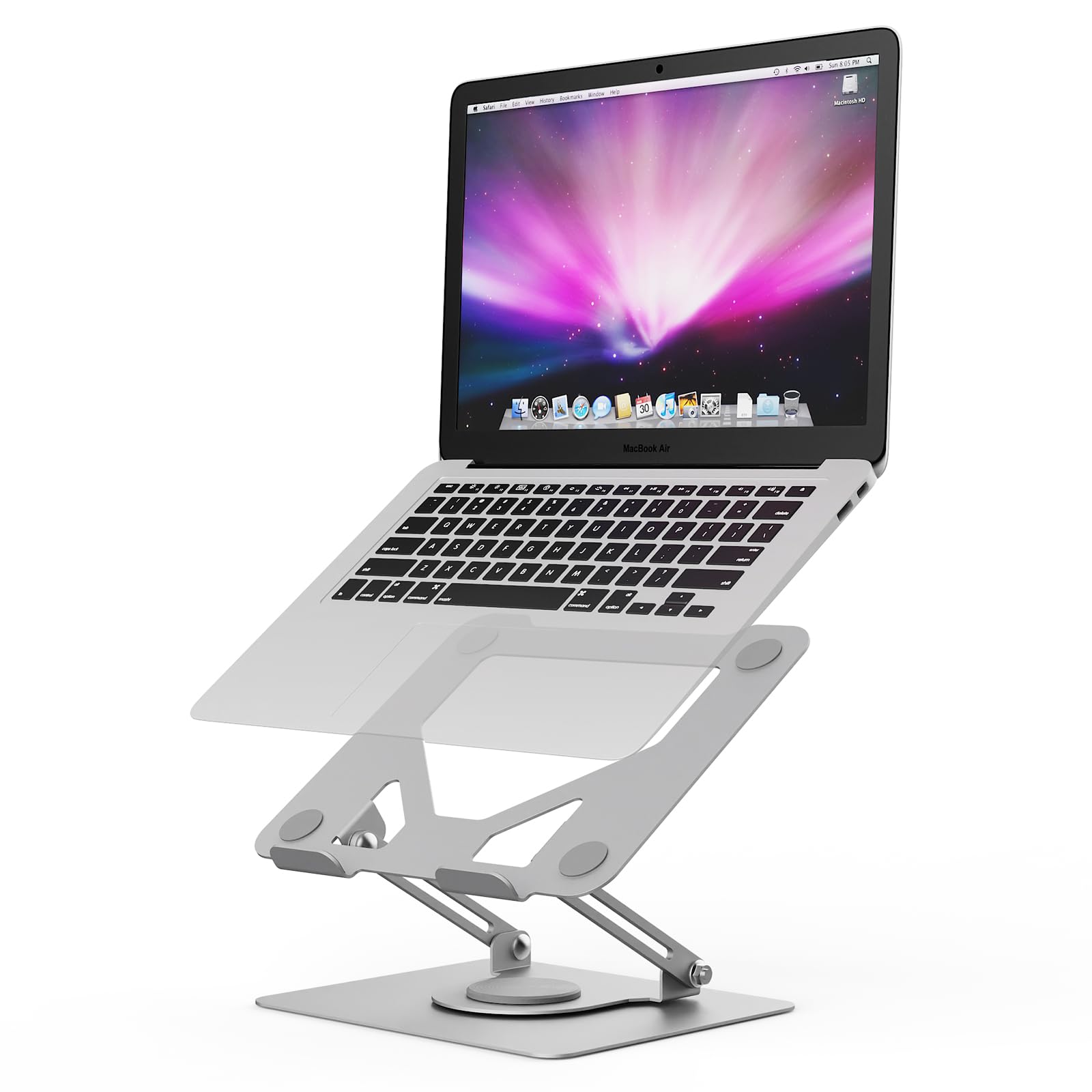 GRIFEMA Laptop Stand - 360° Swivel Base, Foldable & Adjustable Height for 11-17 Inch Laptops 1