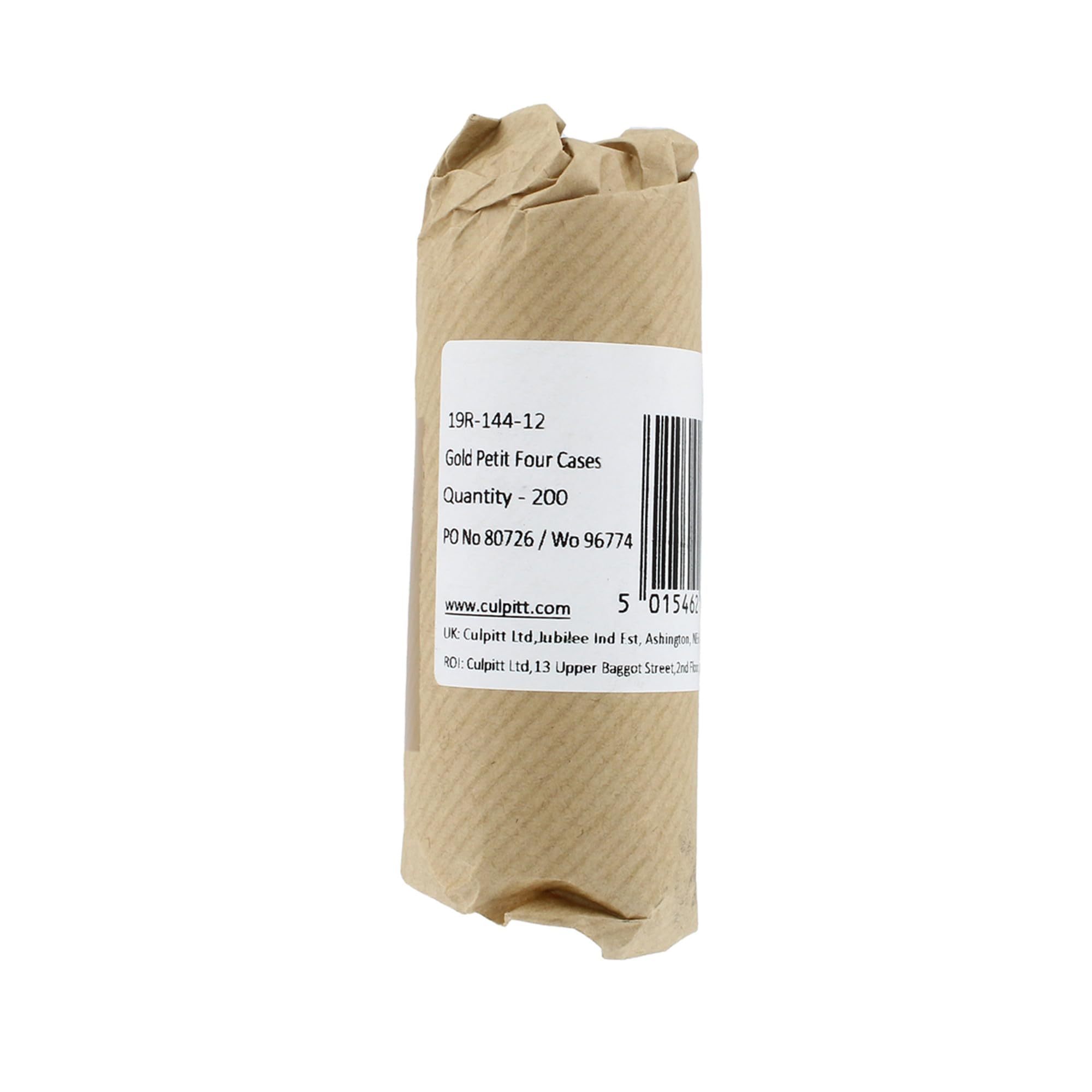 Culpitt Mini Baking Cases - 200 Pack Gold Foil Lined Petit Four Cups for Cupcakes & Truffles 5