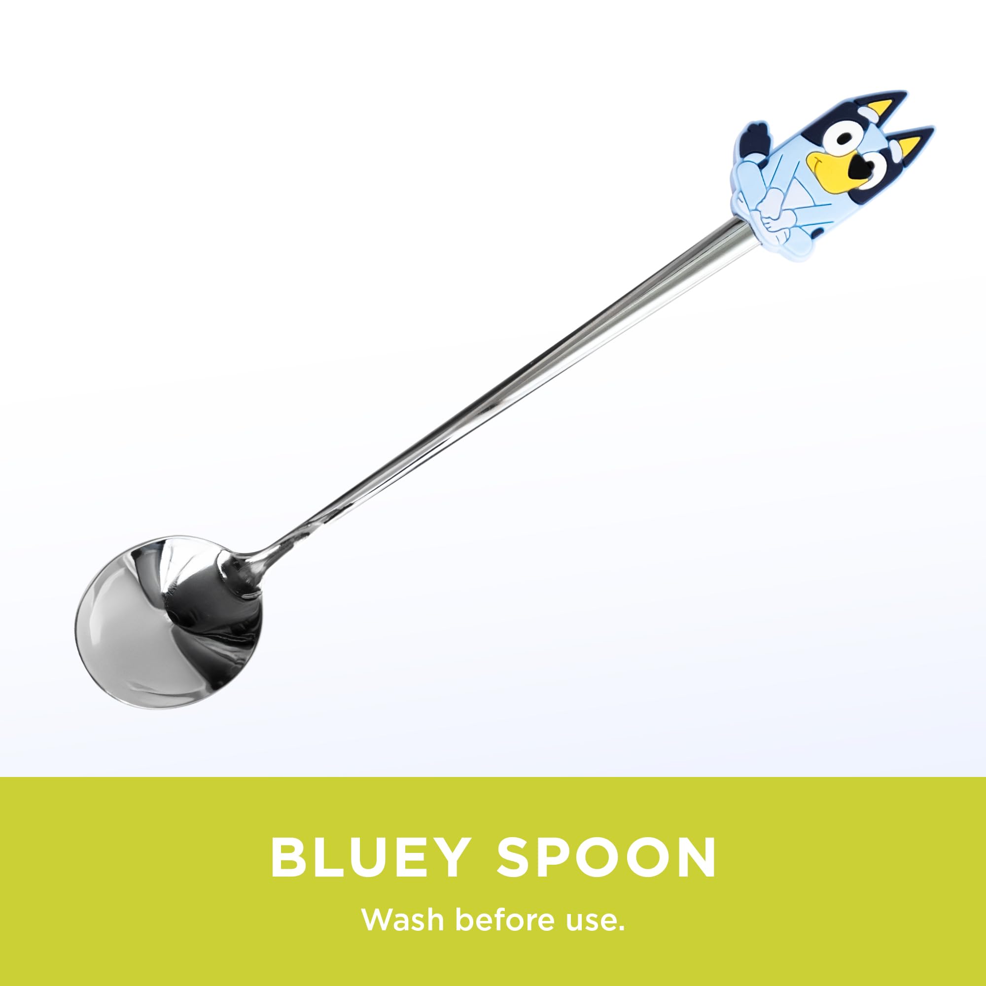 BEAMS INTERNATIONAL Bluey Ceramic Bowl & Spoon Set with 100g Porridge Oats | Ages 3+ 4