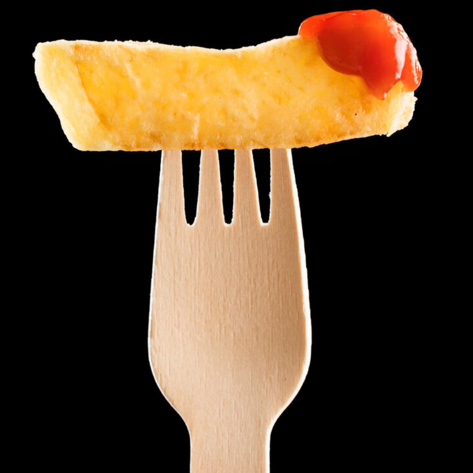 Utopia Birchwood Forks - 6.25in (16cm) Disposable Cutlery | Pack of 100 | FSC Certified 5