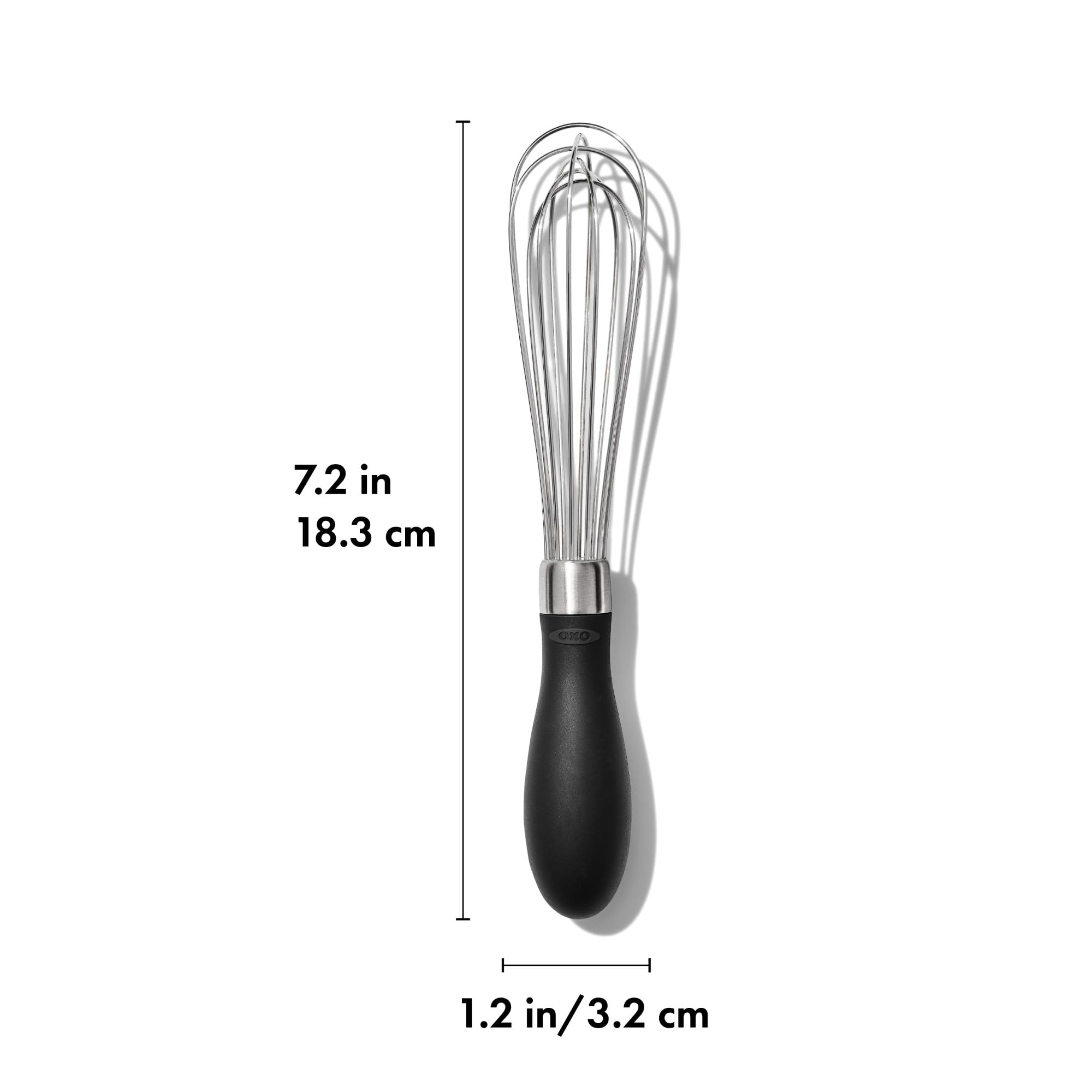 OXO Good Grips Mini Whisk - Stainless Steel, 18.42 cm for Dressings & Eggs | Dishwasher Safe 7