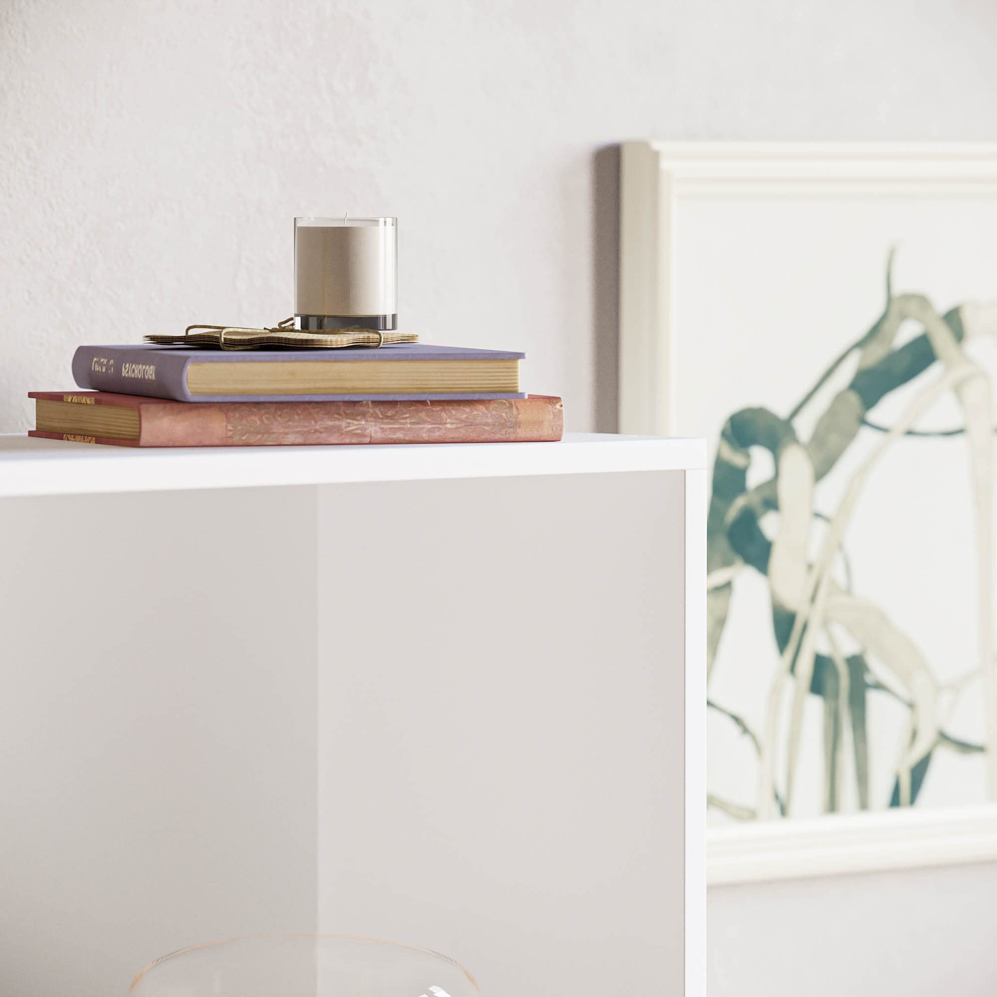 Vida Designs Cambridge 3 Tier Medium Bookcase - White Wood Shelving | H 108 x W 60 cm 6