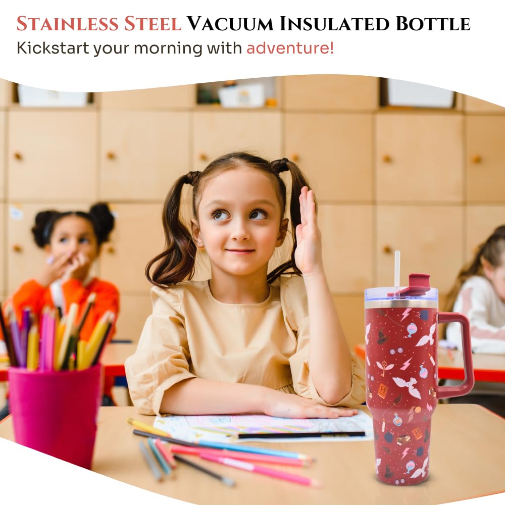 HOX Harry Potter Insulated Stainless Steel Tumbler - 1200ml | Vacuum Insulated | Red 7