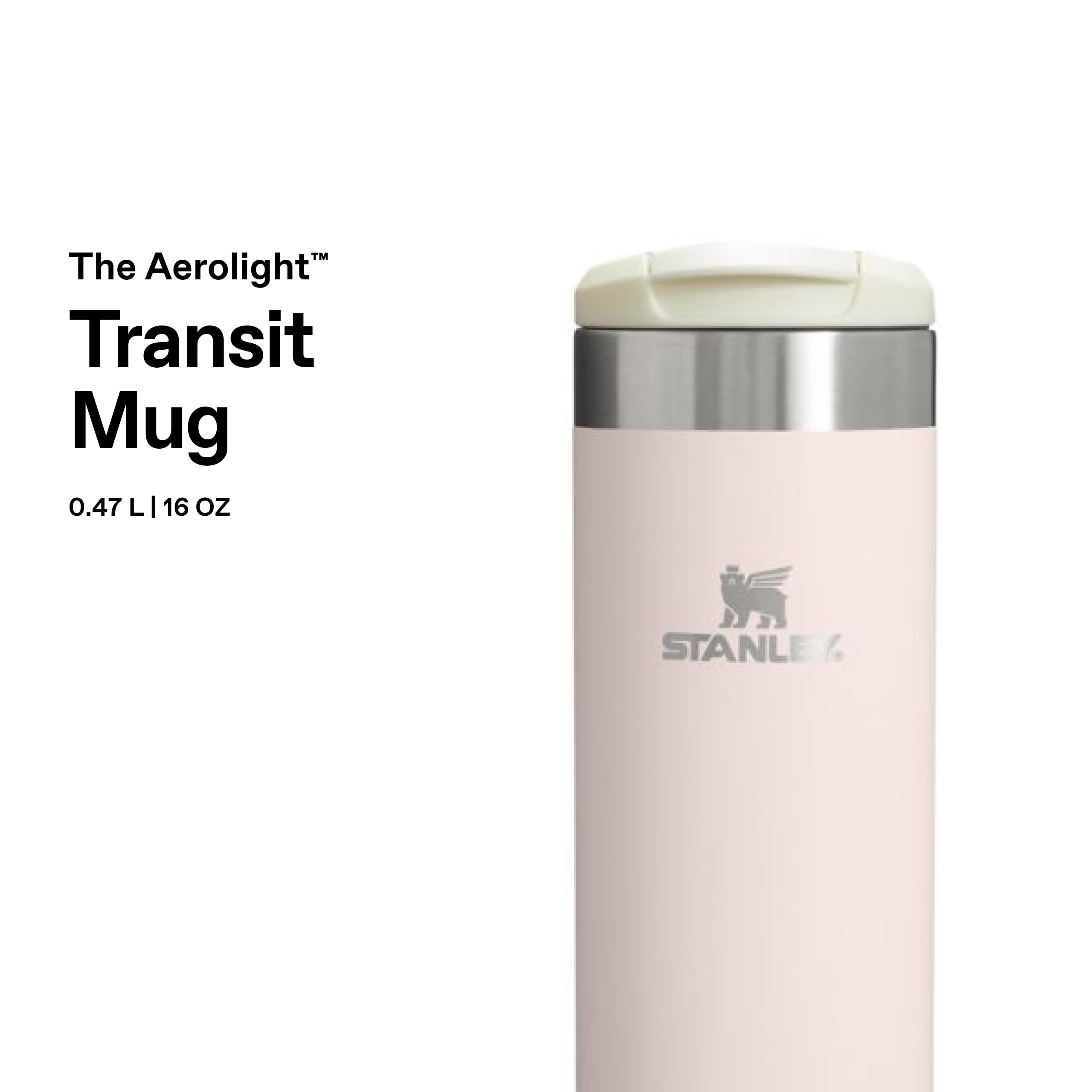 STANLEY Aerolight Transit Travel Mug 0.47L - 6H Hot | 8H Cold | Leakproof | Dishwasher Safe 3