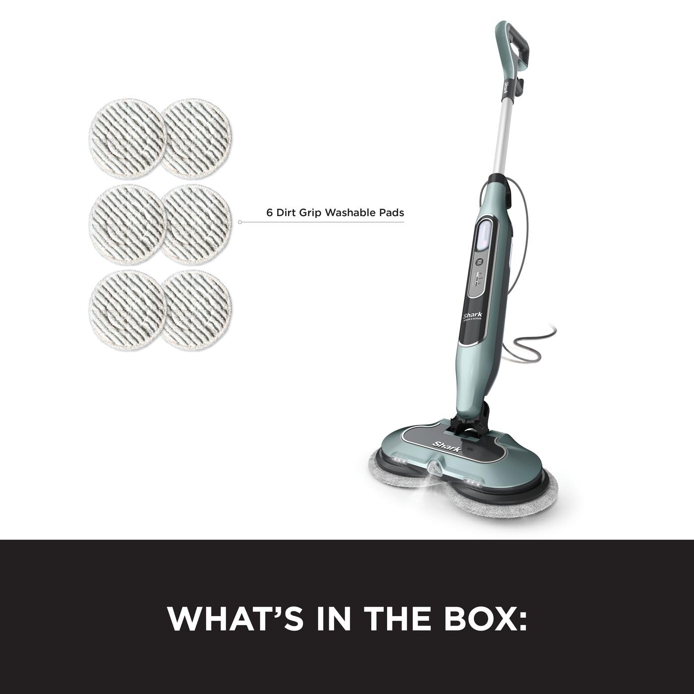 Shark Automatic Steam and Scrub Mop with Steam Blaster & 6 Dirt Grip Power Pads | 3 Steam Settings | S8201UKCP 9