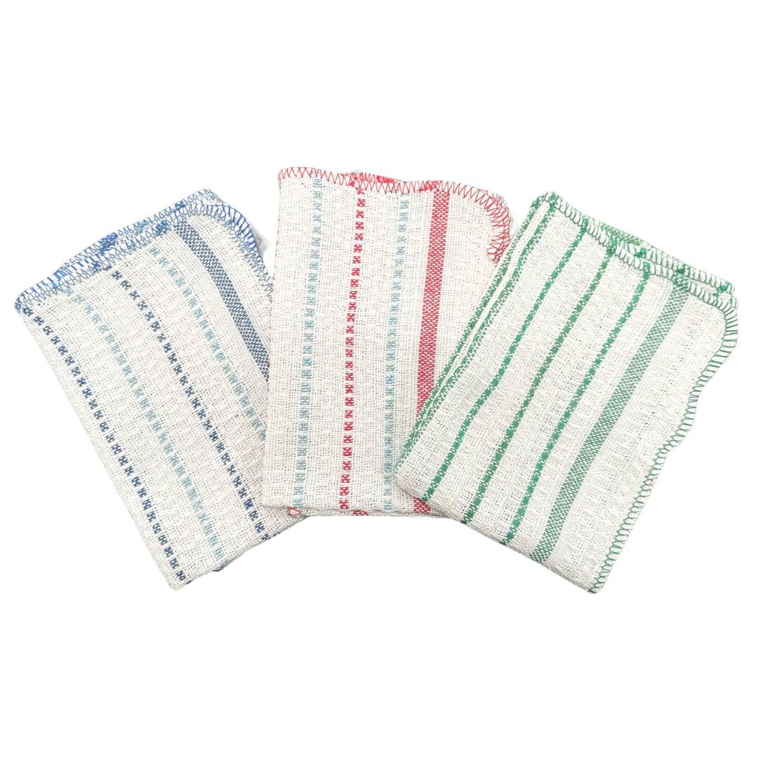Westward Ho! 100% Cotton Dish Cloths - Soft & Absorbent | 3 Pack, 38x38 cm