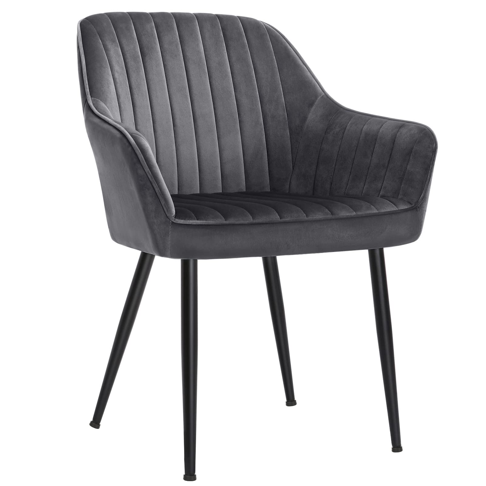 SONGMICS Upholstered Armchair - 49cm Wide Seat | Velvet Upholstery | Supports 110 kg 1