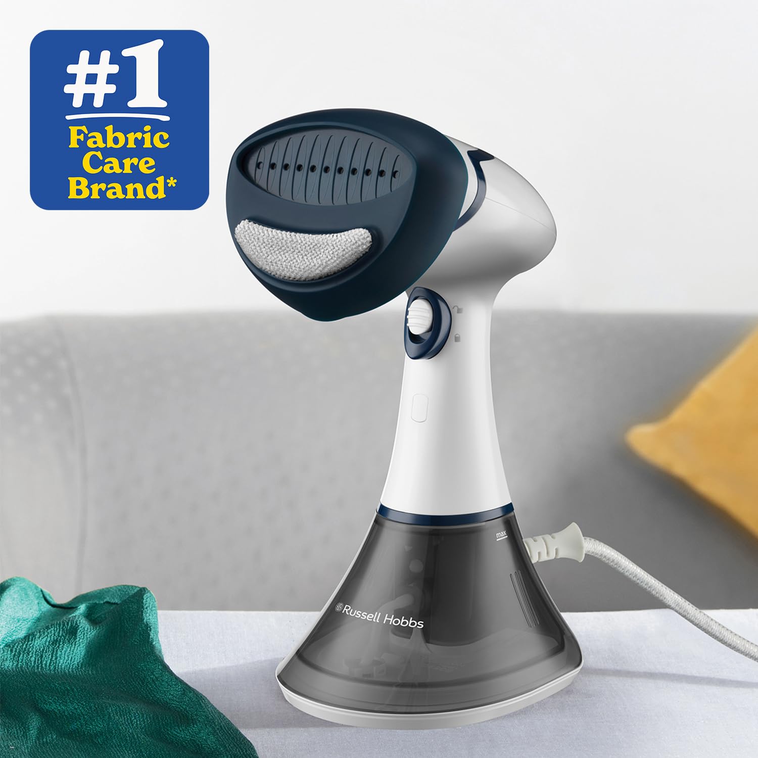 Russell Hobbs Steam Genie Handheld Garment Steamer - 1600W Power | 45s Heat-Up | 200ml Tank 2