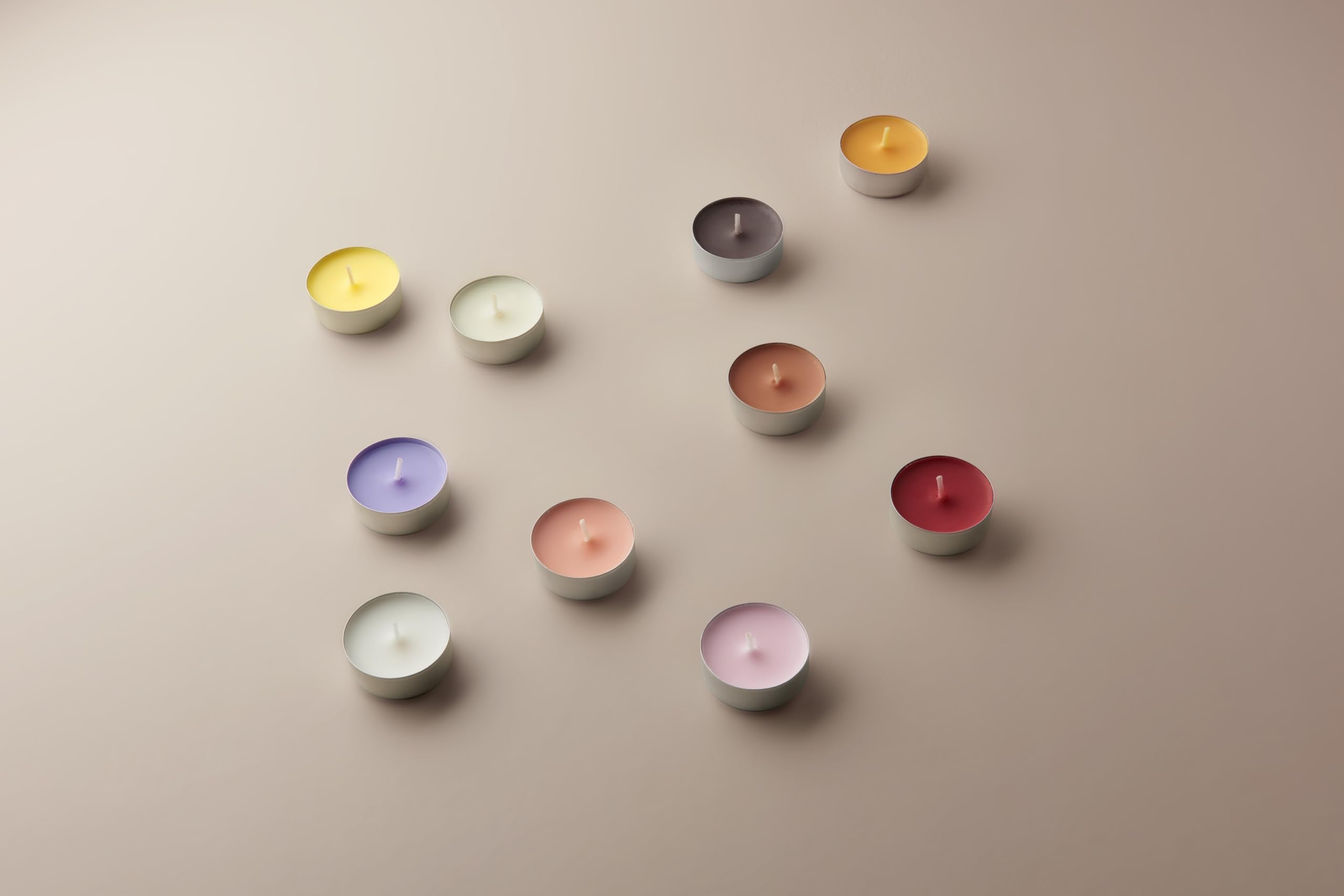 Bolsius Scented Tealights Vanilla - 30 Pack | 3.5 Hour Burn Time | Tricolour 3