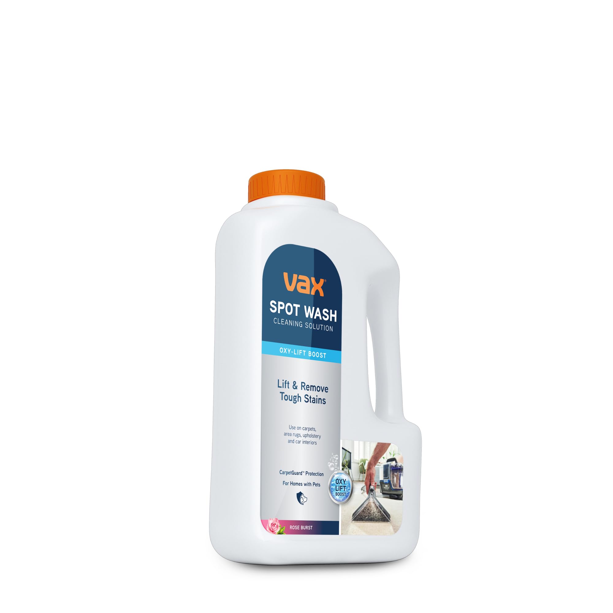 Vax SpotWash Oxy-Lift Carpet Cleaning Solution - 1.5L Volume | Neutralises Odours | CarpetGuard Protection 1