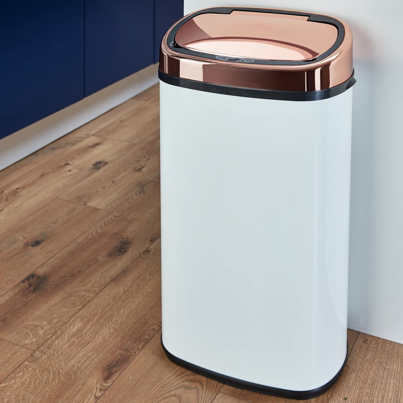 Tower T80904RW Kitchen Bin with Sensor Lid | 58L Capacity | Stainless Steel 2