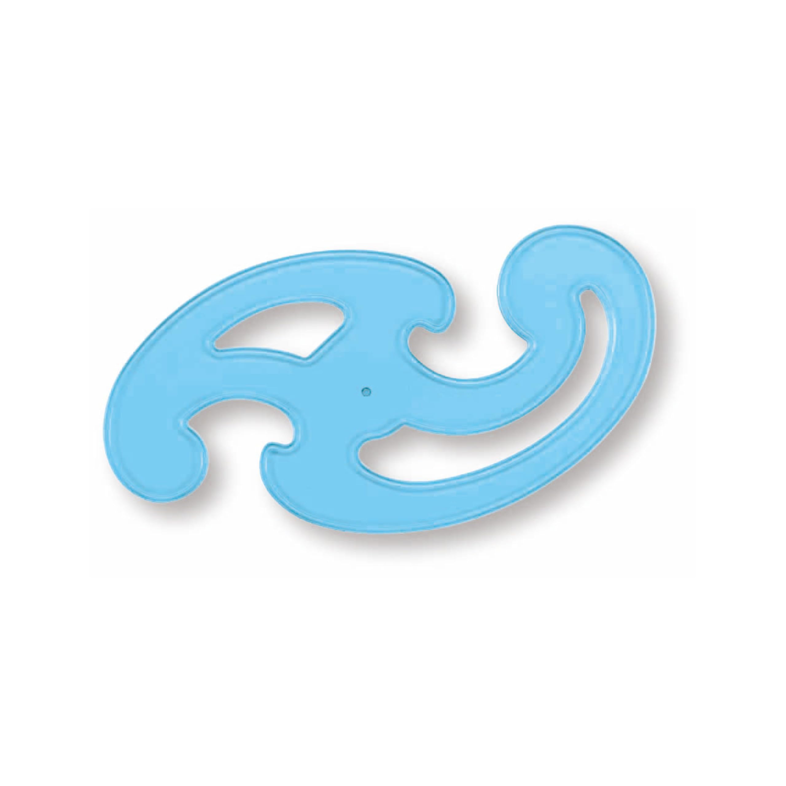 STAEDTLER Mars French Curve Template Set (3 Assorted) | Transparent Blue Plastic 6