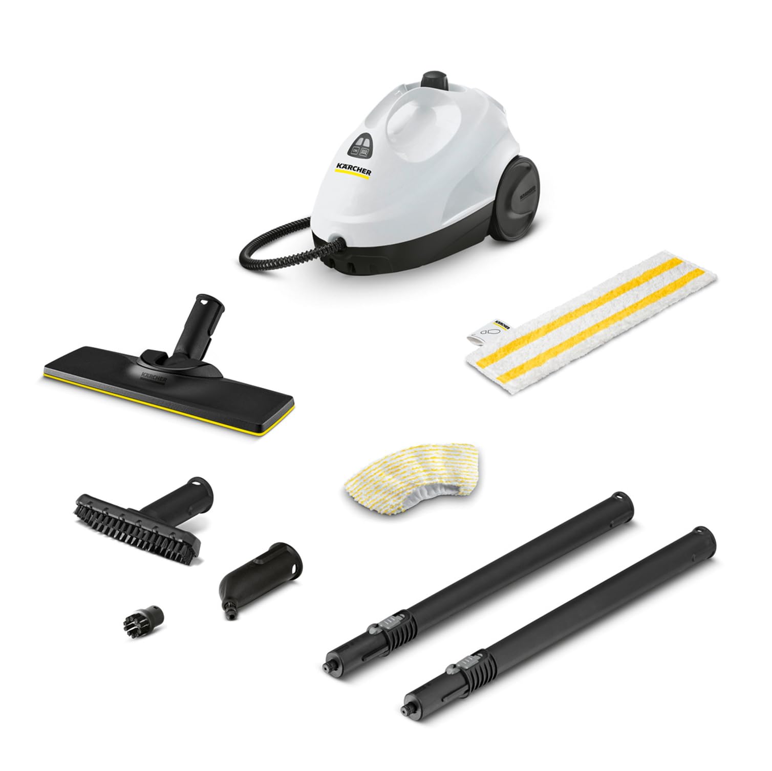 Kärcher Steam Cleaner SC 2 EasyFix - 3.2 bar Steam Pressure | 1500W Heating Output | White 1