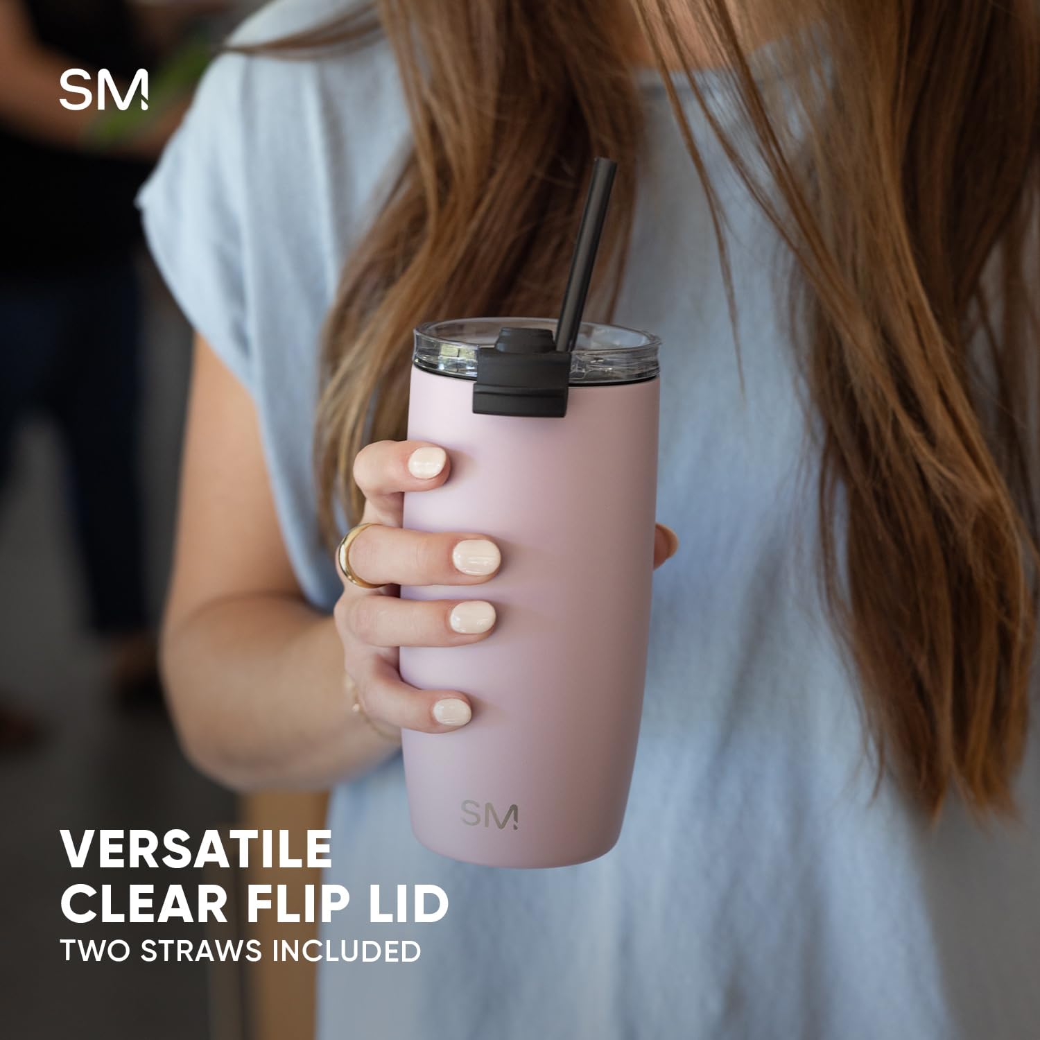 Simple Modern Voyager Tumbler - 16oz Insulated Stainless Steel Coffee Mug | Sea Glass Sage 6