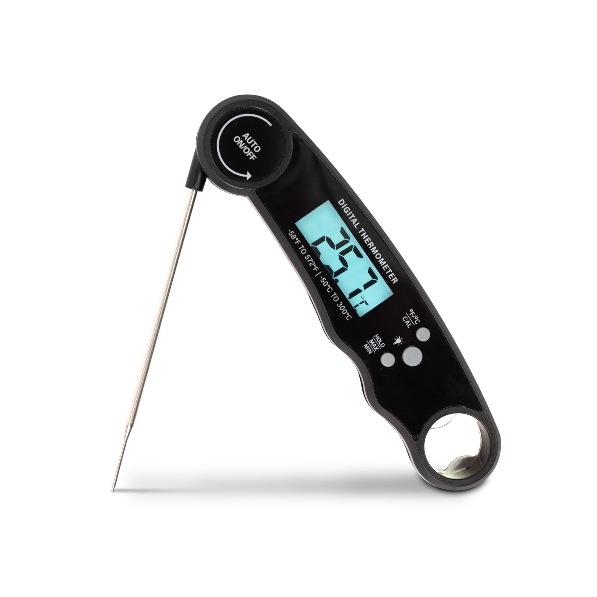 KEPLIN Instant Read Meat Thermometer - Foldable Probe, Backlight LCD, 0°C to 150°C Range 2