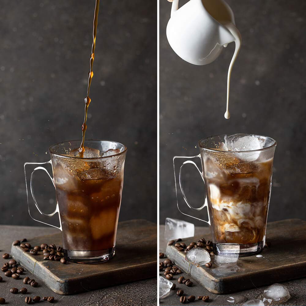ANSIO Glass Latte Cups - 375ml (12.6 oz) Capacity | Pack of 2 | Dishwasher & Microwave Safe 4