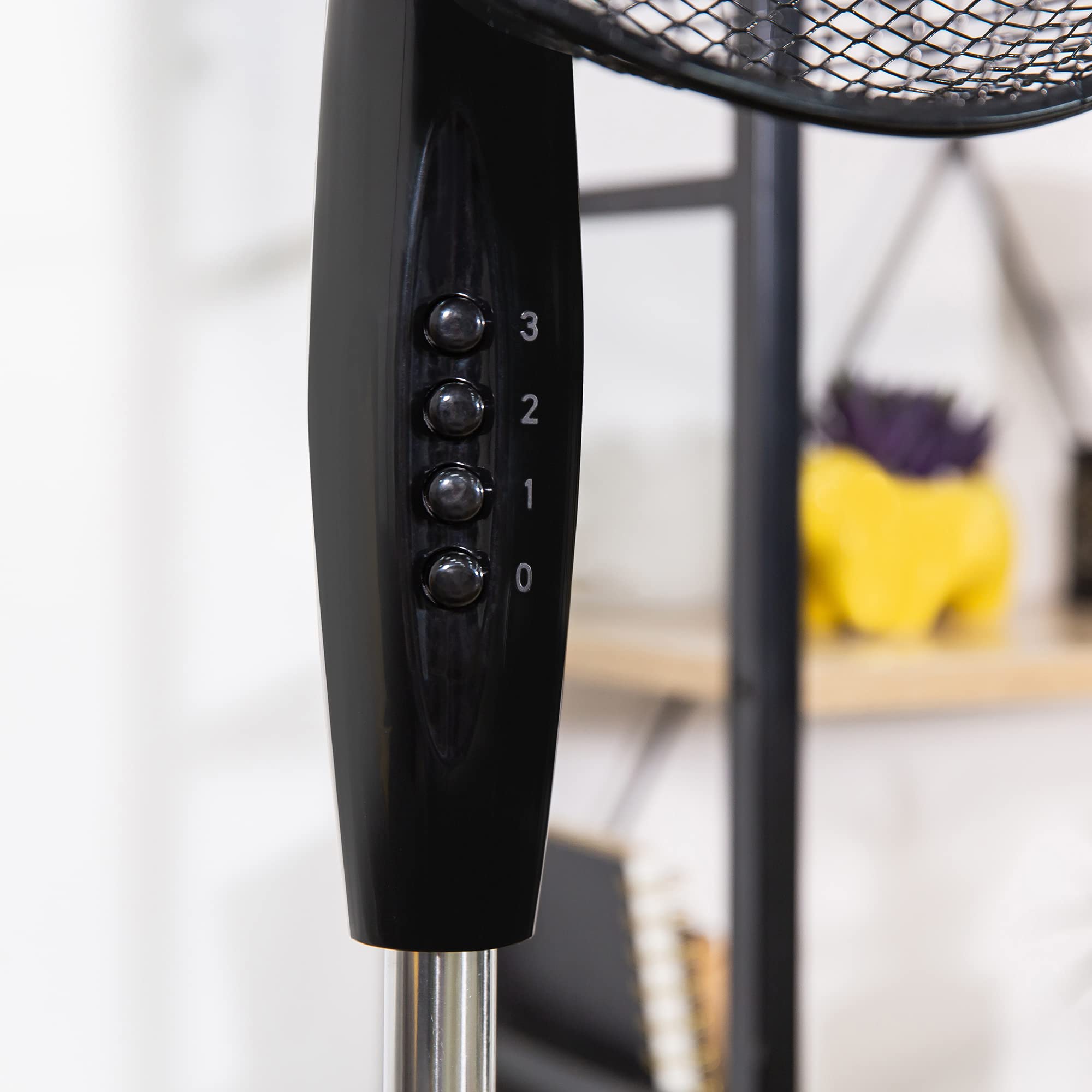 Zanussi 16 Inch Lightweight Pedestal Fan - 3 Speeds, 90° Oscillation, Adjustable Height 6