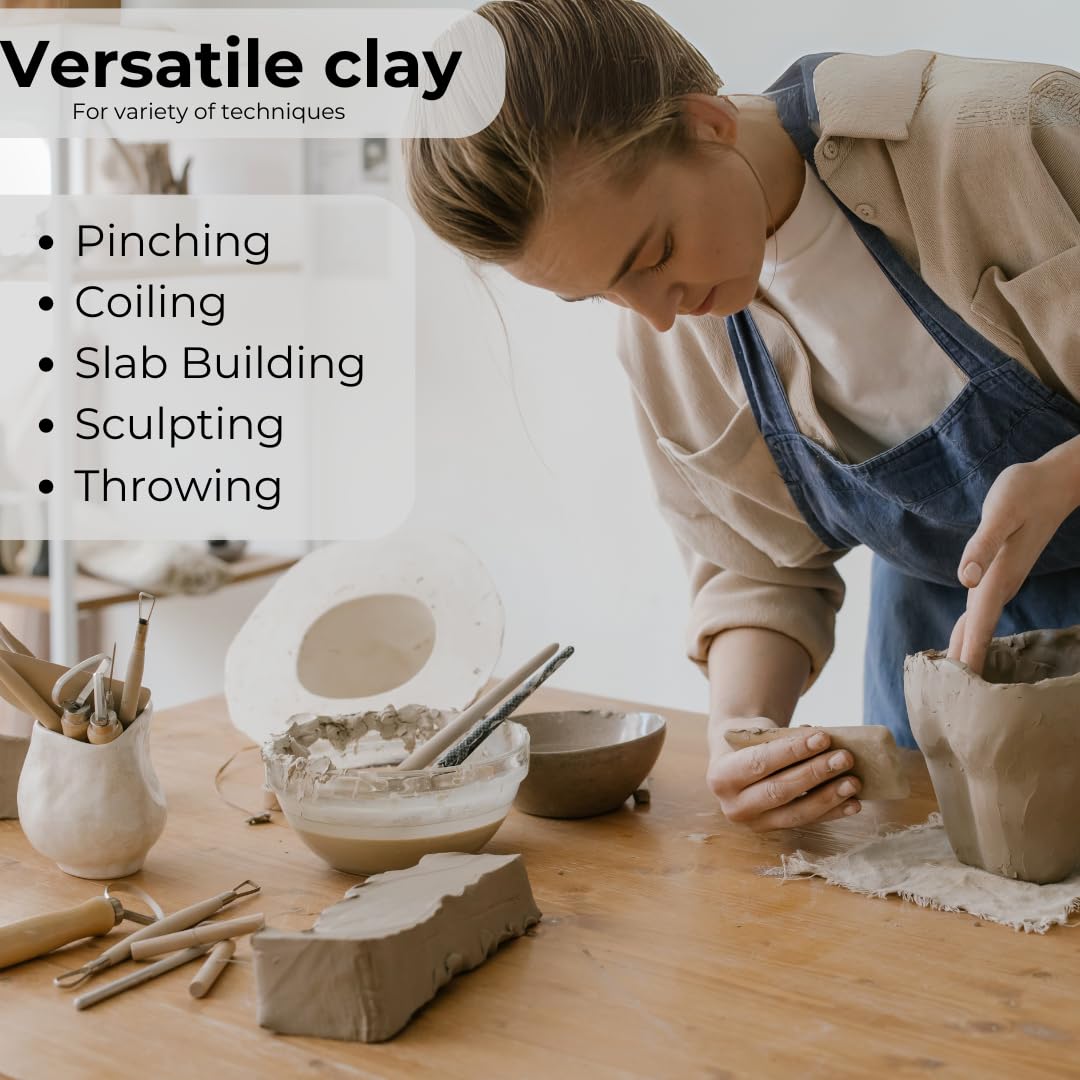 Double Dragon Air Drying Modelling Clay - 12.5kg Stone Color for Sculpting & Crafting 5